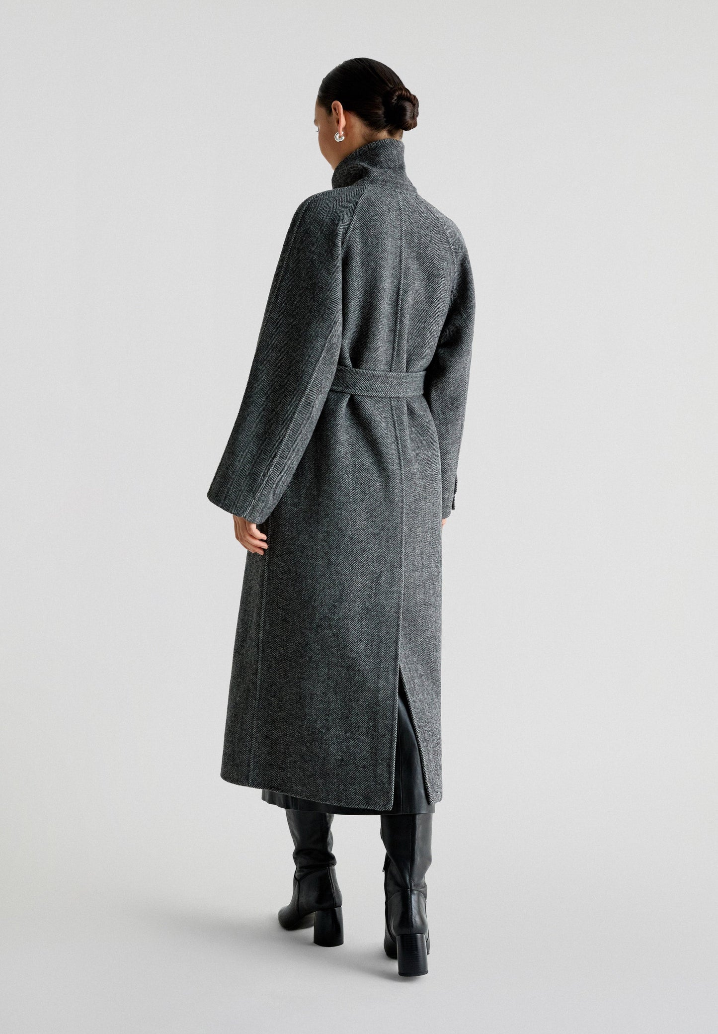 WOOL COAT WITH BELT