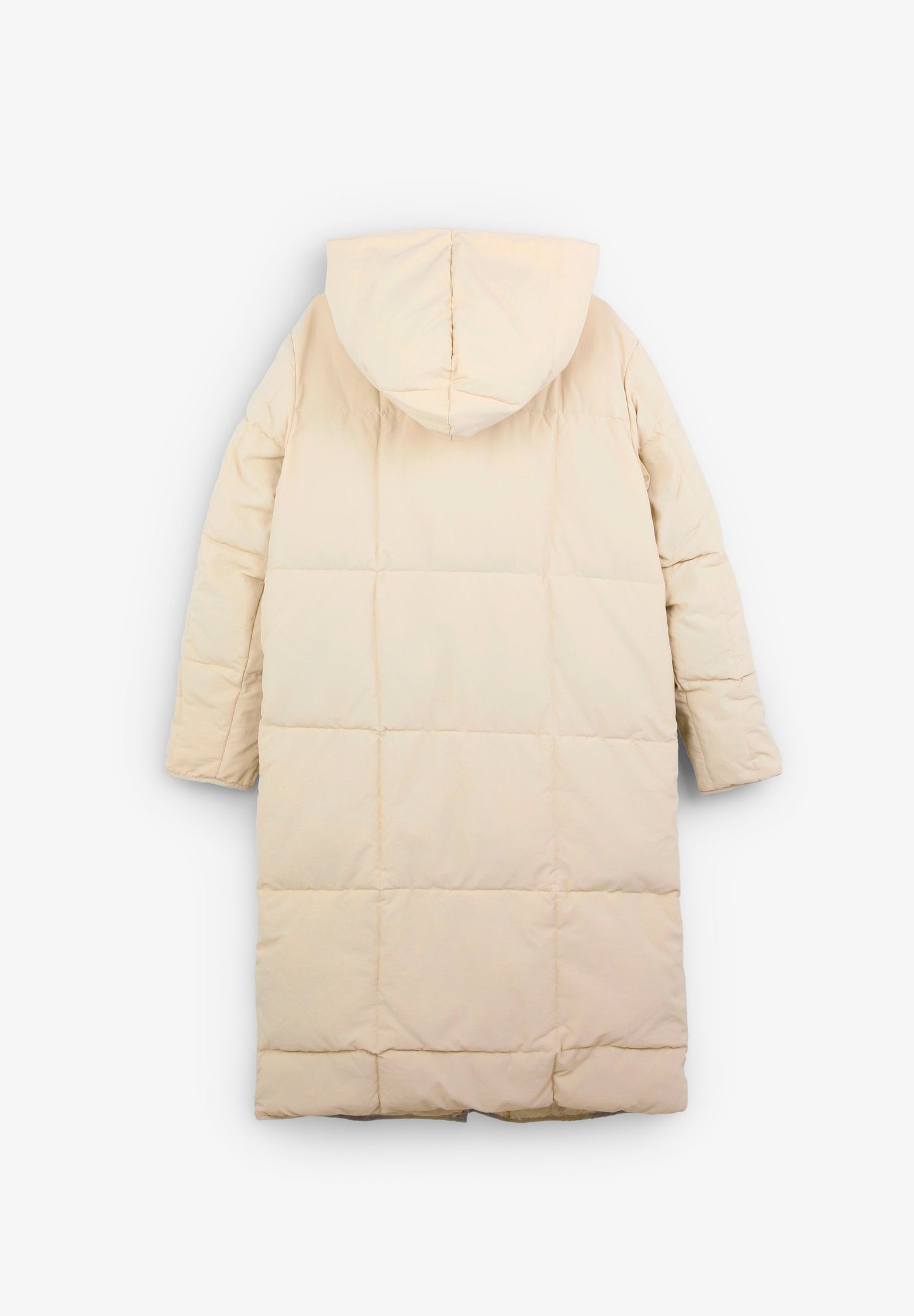 QUILTED COAT WITH REMOVABLE HOOD