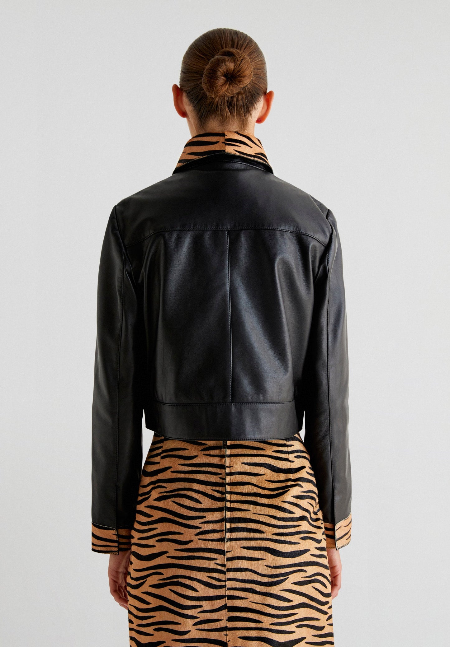 ZEBRA LEATHER JACKET