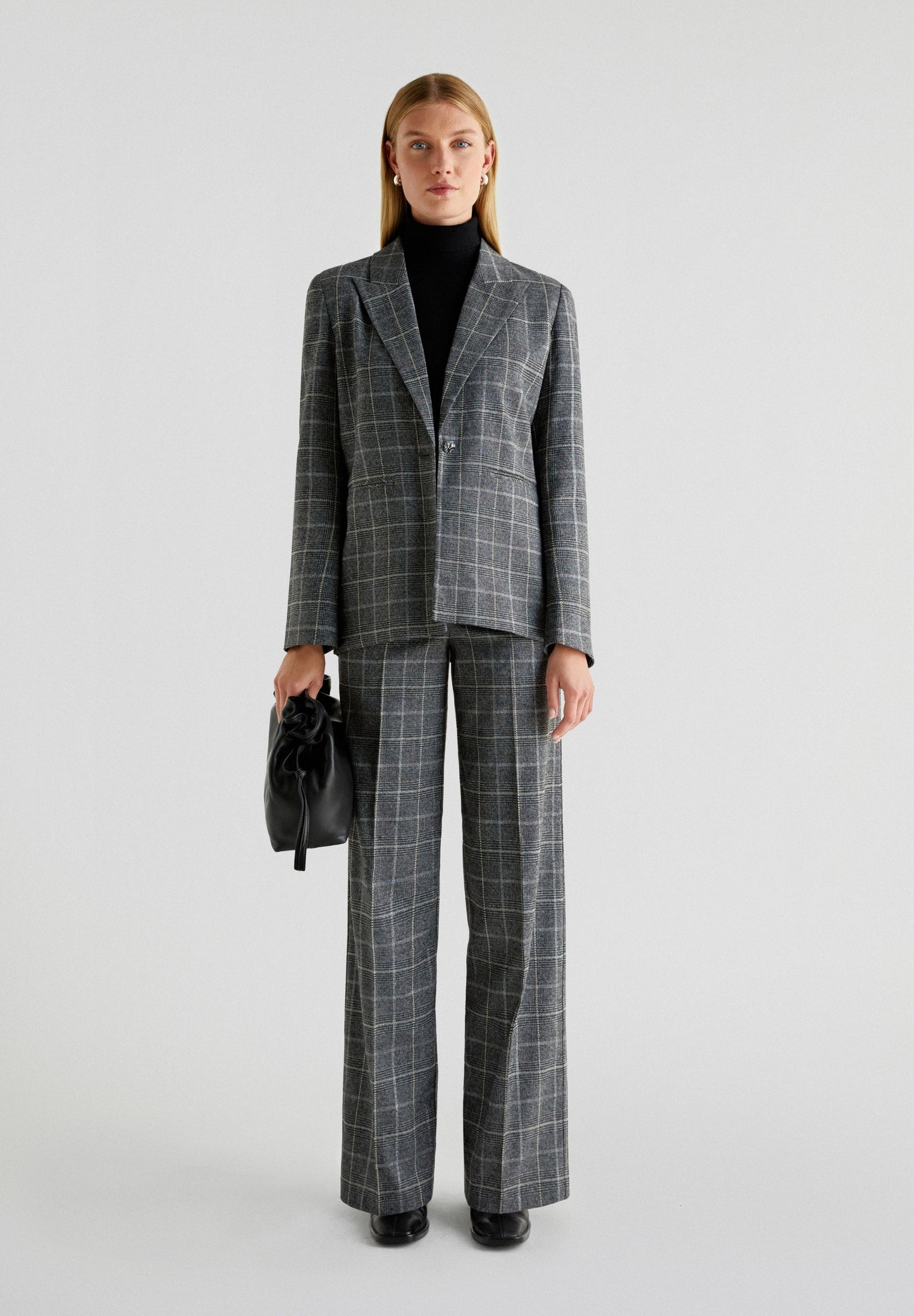 FULL LENGTH CHECK TROUSERS