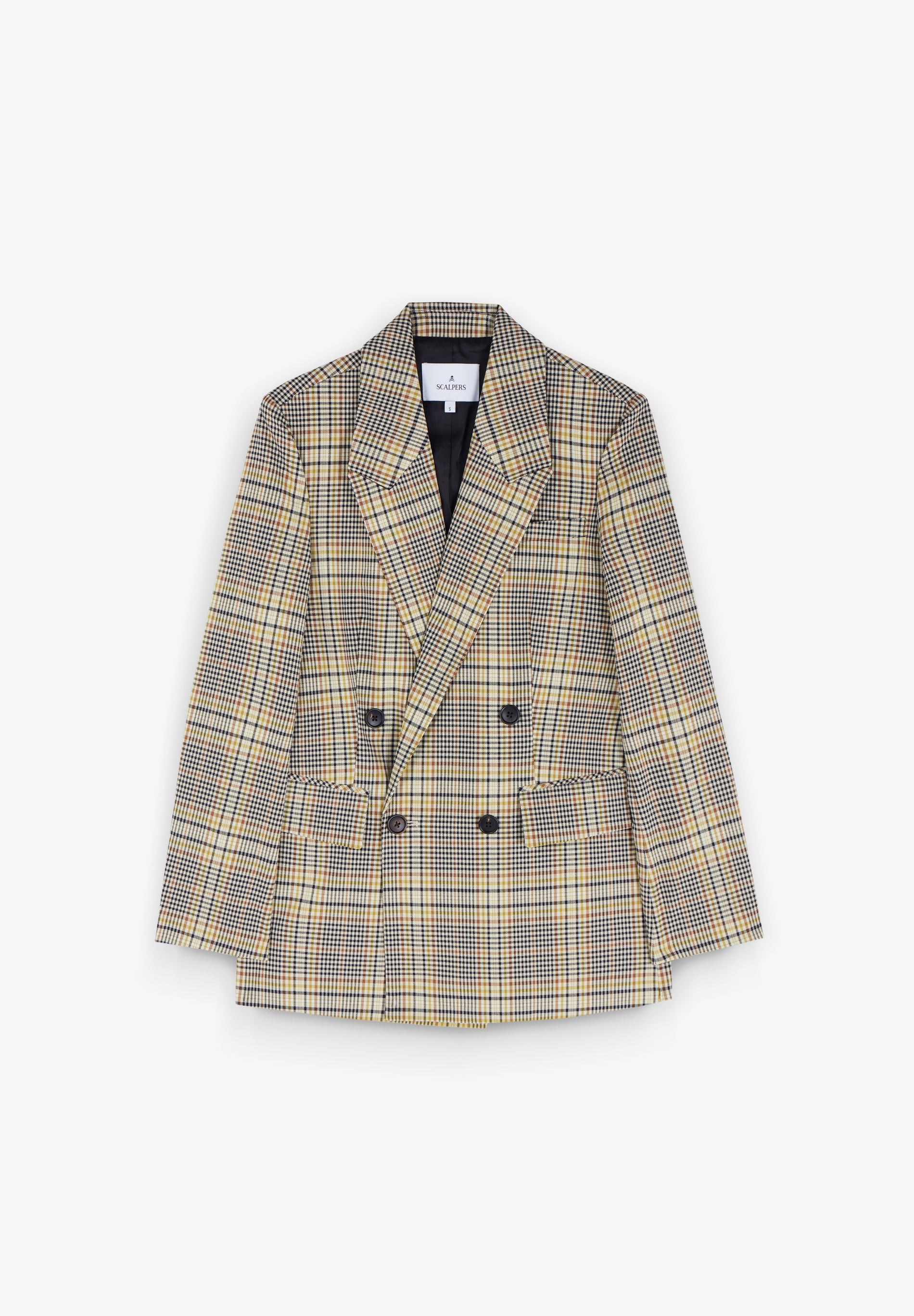 LIME CHECK BLAZER