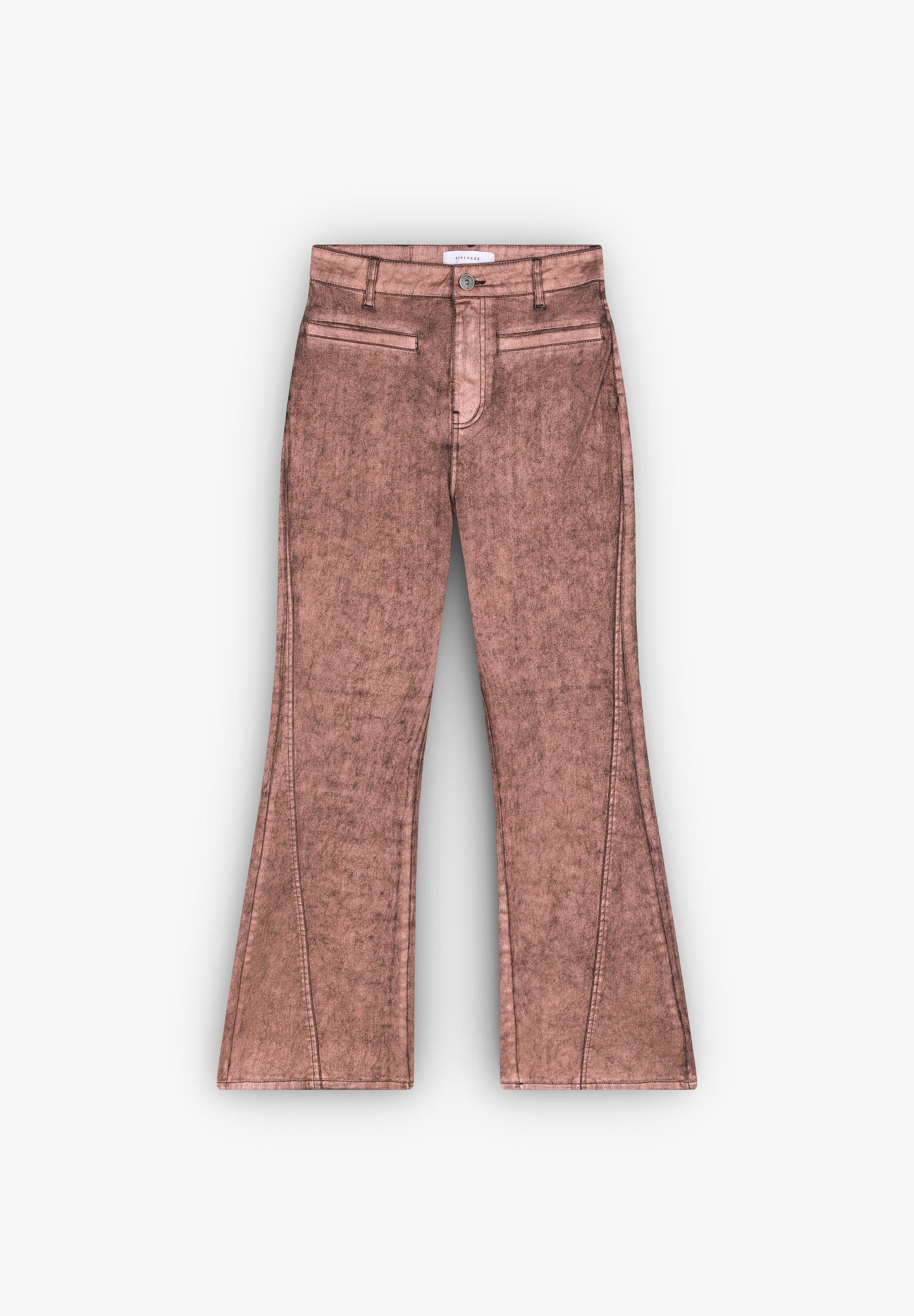 FOIL ANKLE FLARE JEANS