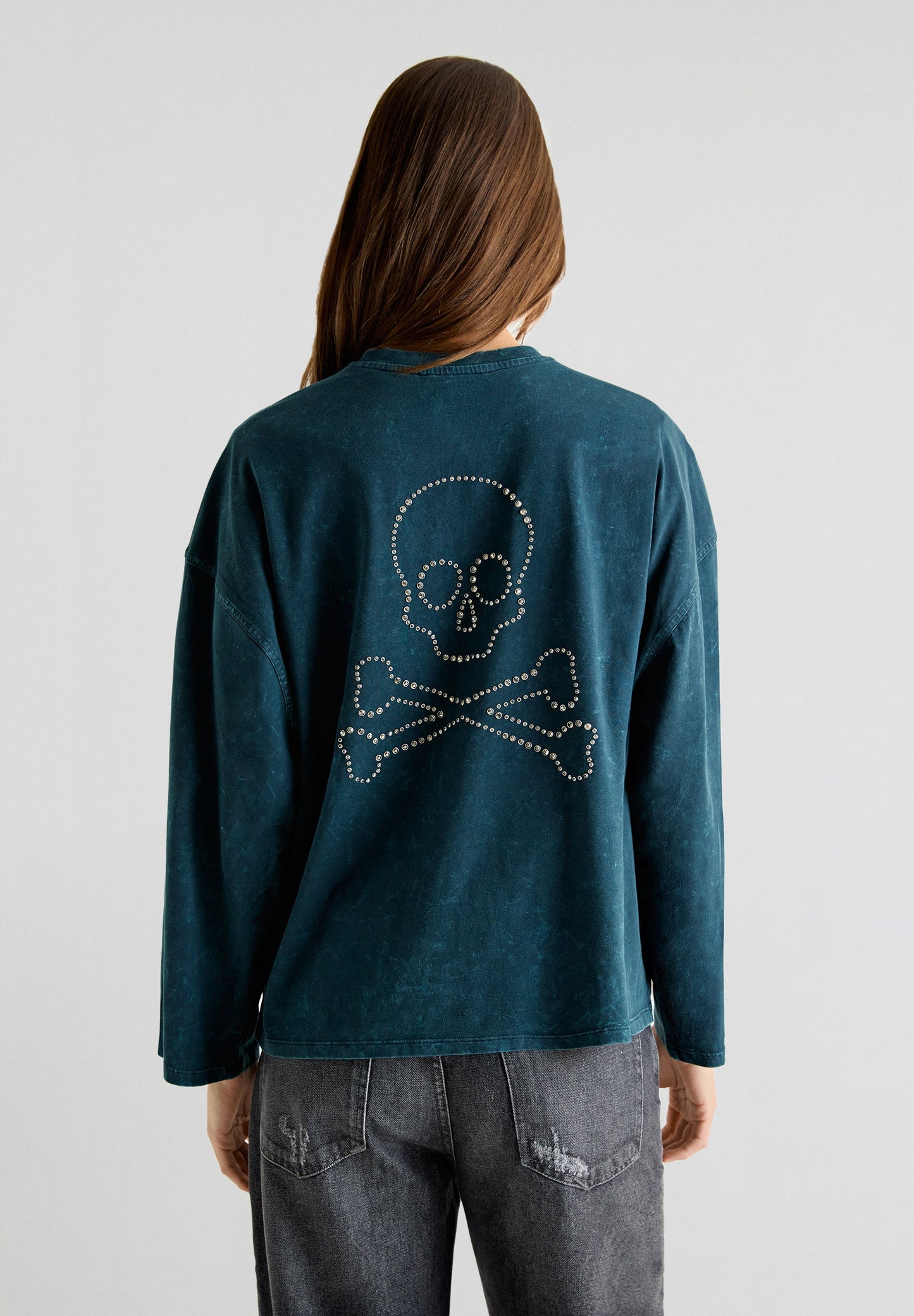 MARBLE LS SKULL TEE