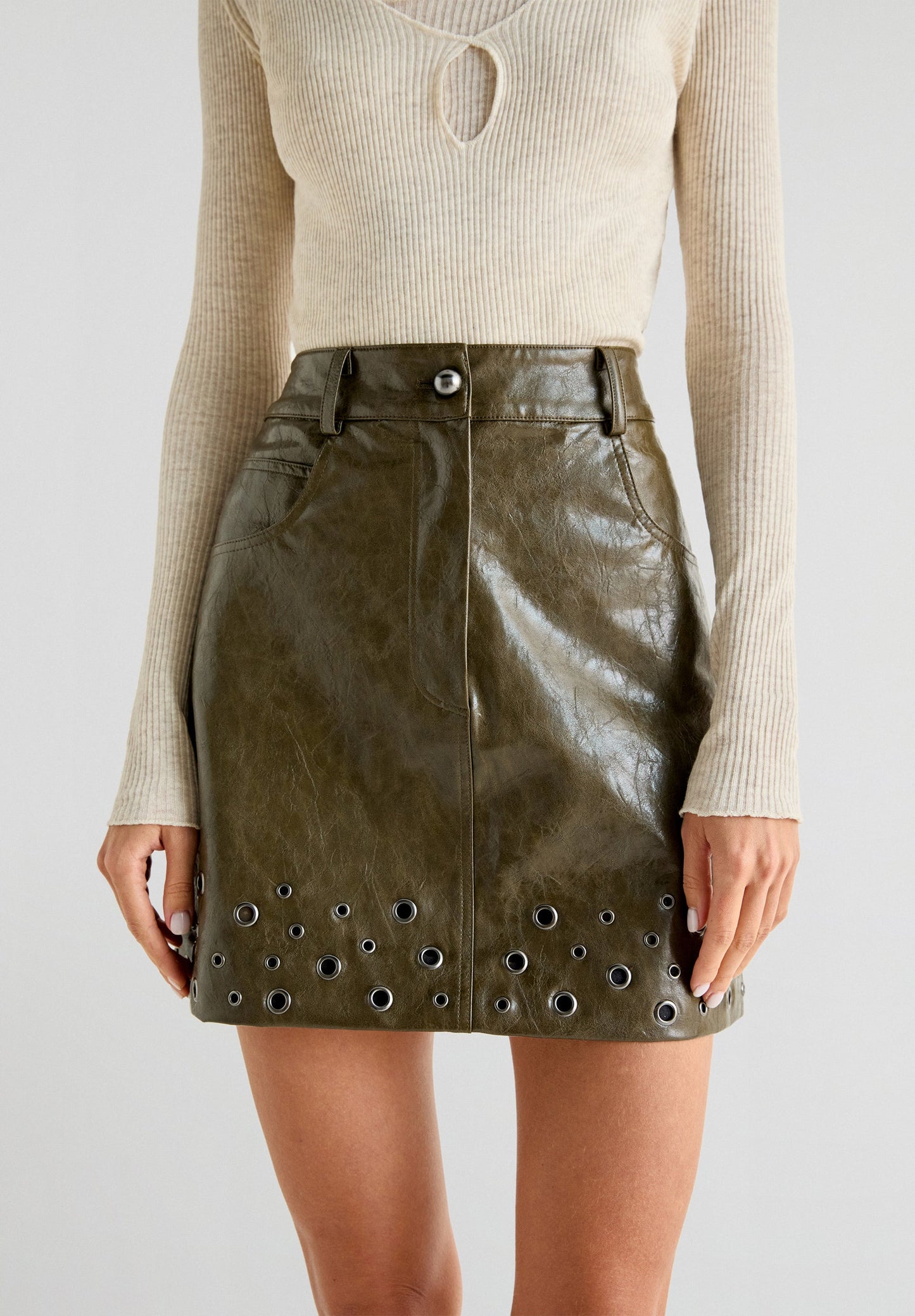 EYELET SKIRT