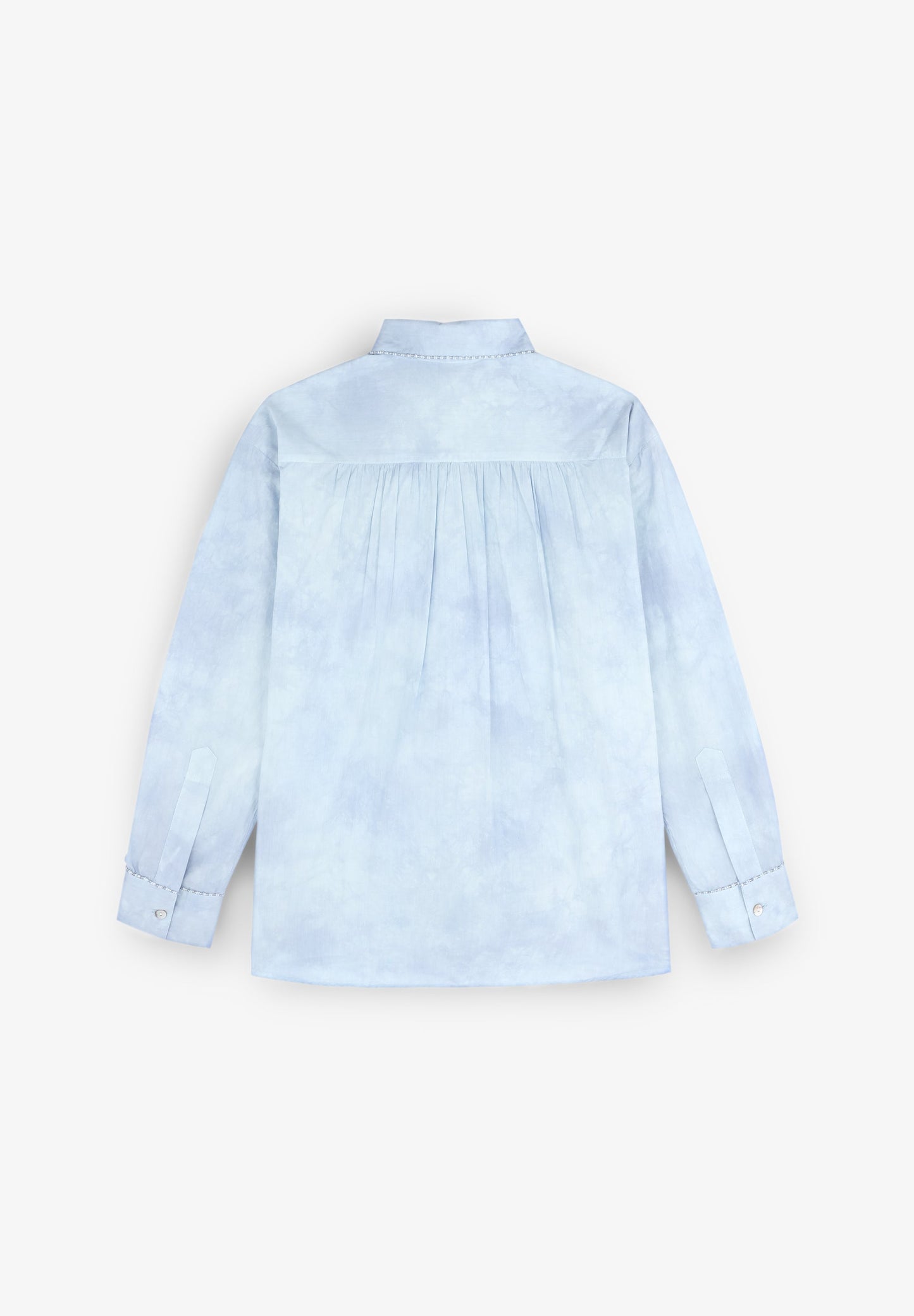 EMBROIDERED TIE-DYE SHIRT