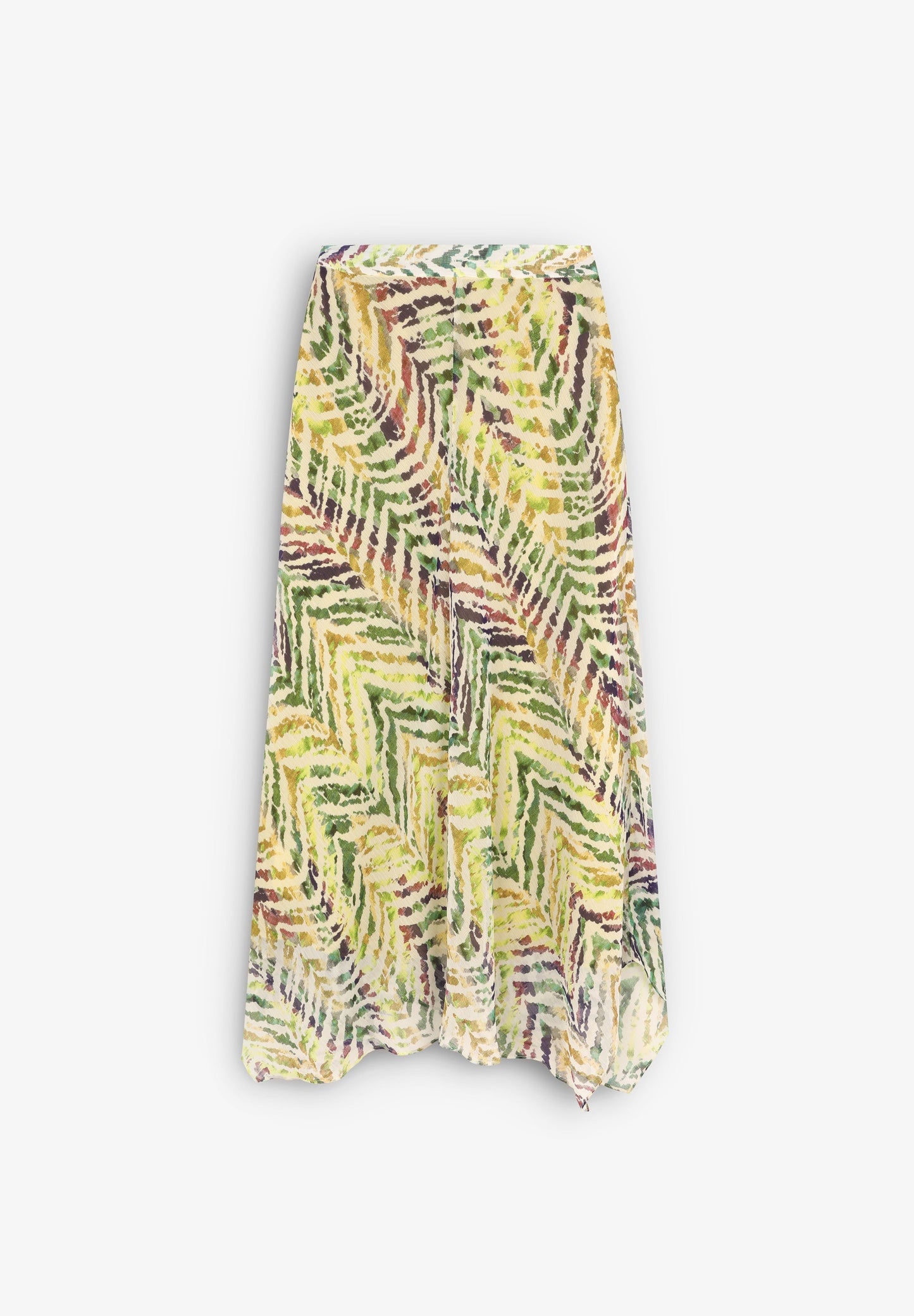 ZEBRA PRINT MIDI SKIRT