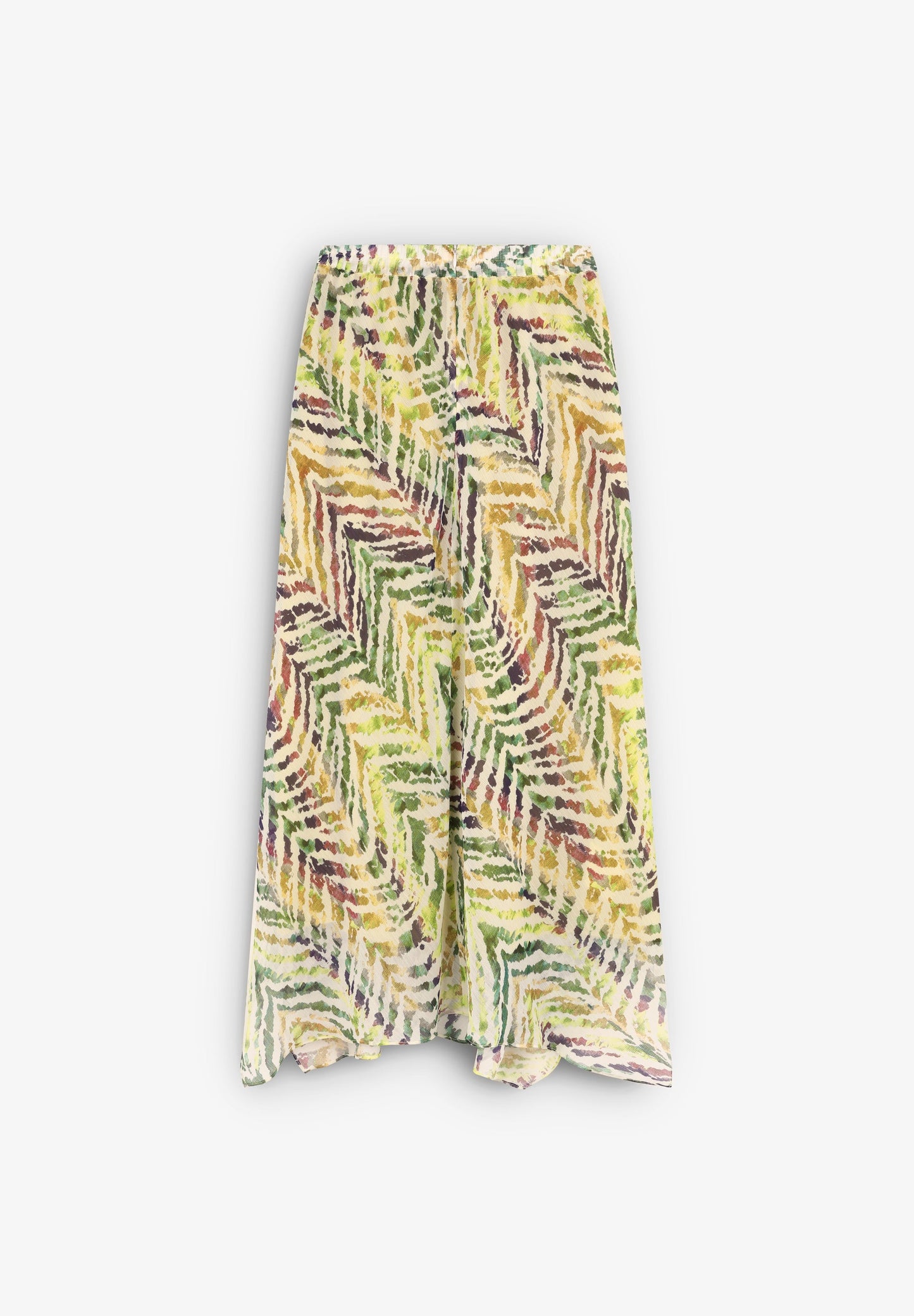 ZEBRA PRINT MIDI SKIRT