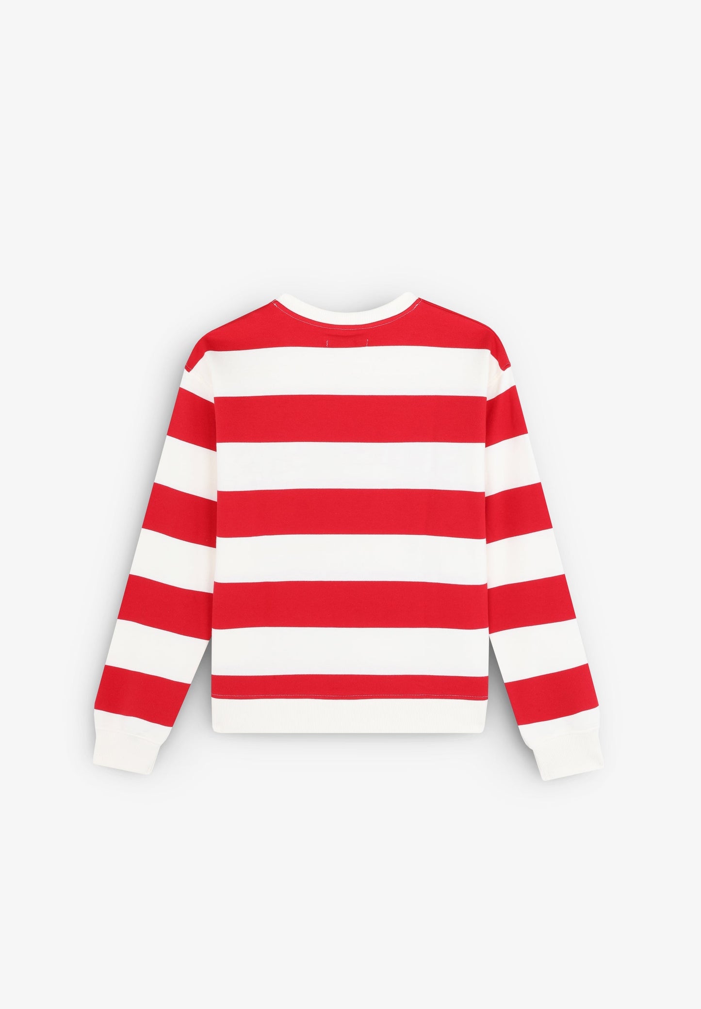 STRIPED SWEATSHIRT WITH LOGO