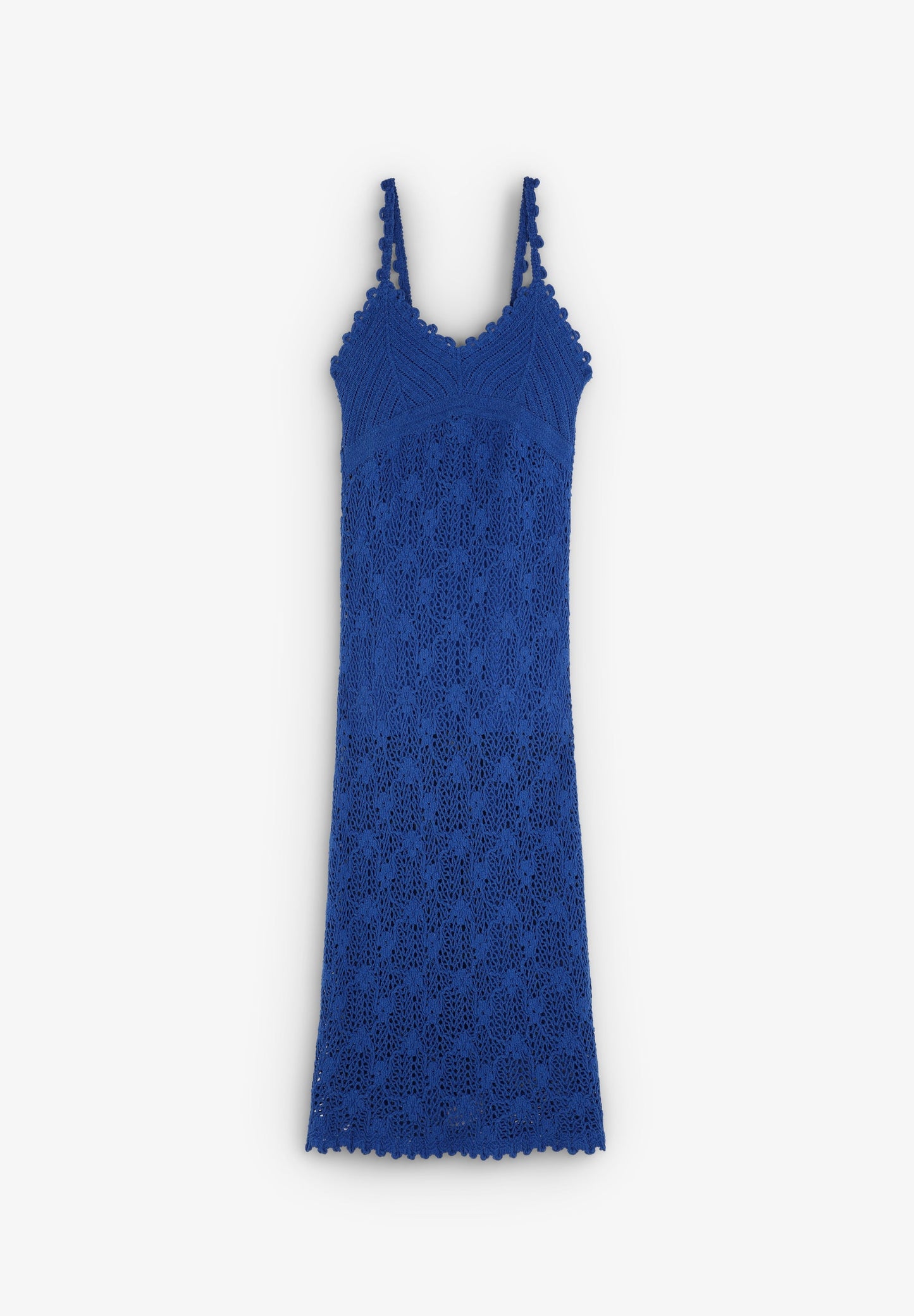 MIDI CROCHET DRESS WITH STRAPS