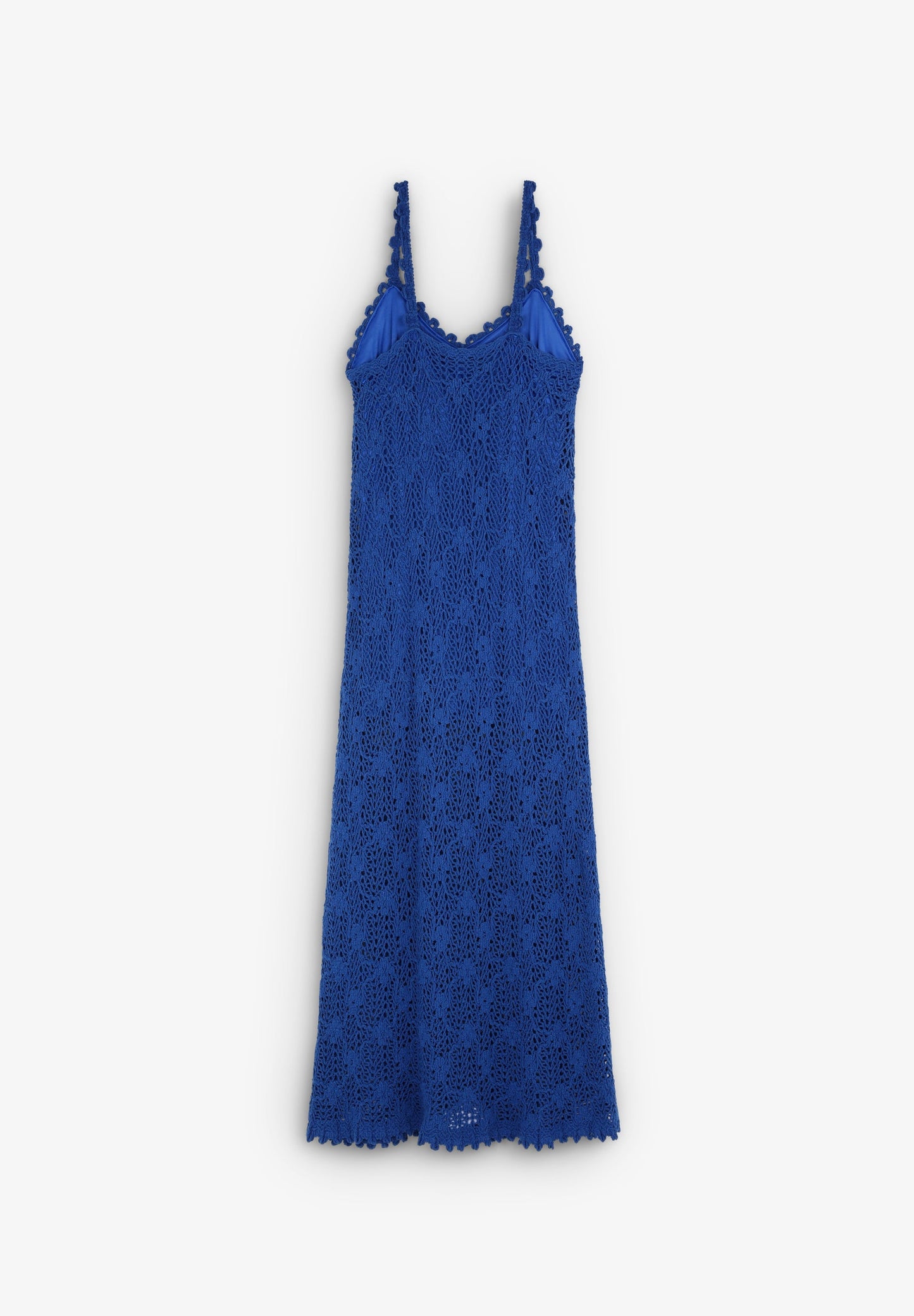 MIDI CROCHET DRESS WITH STRAPS