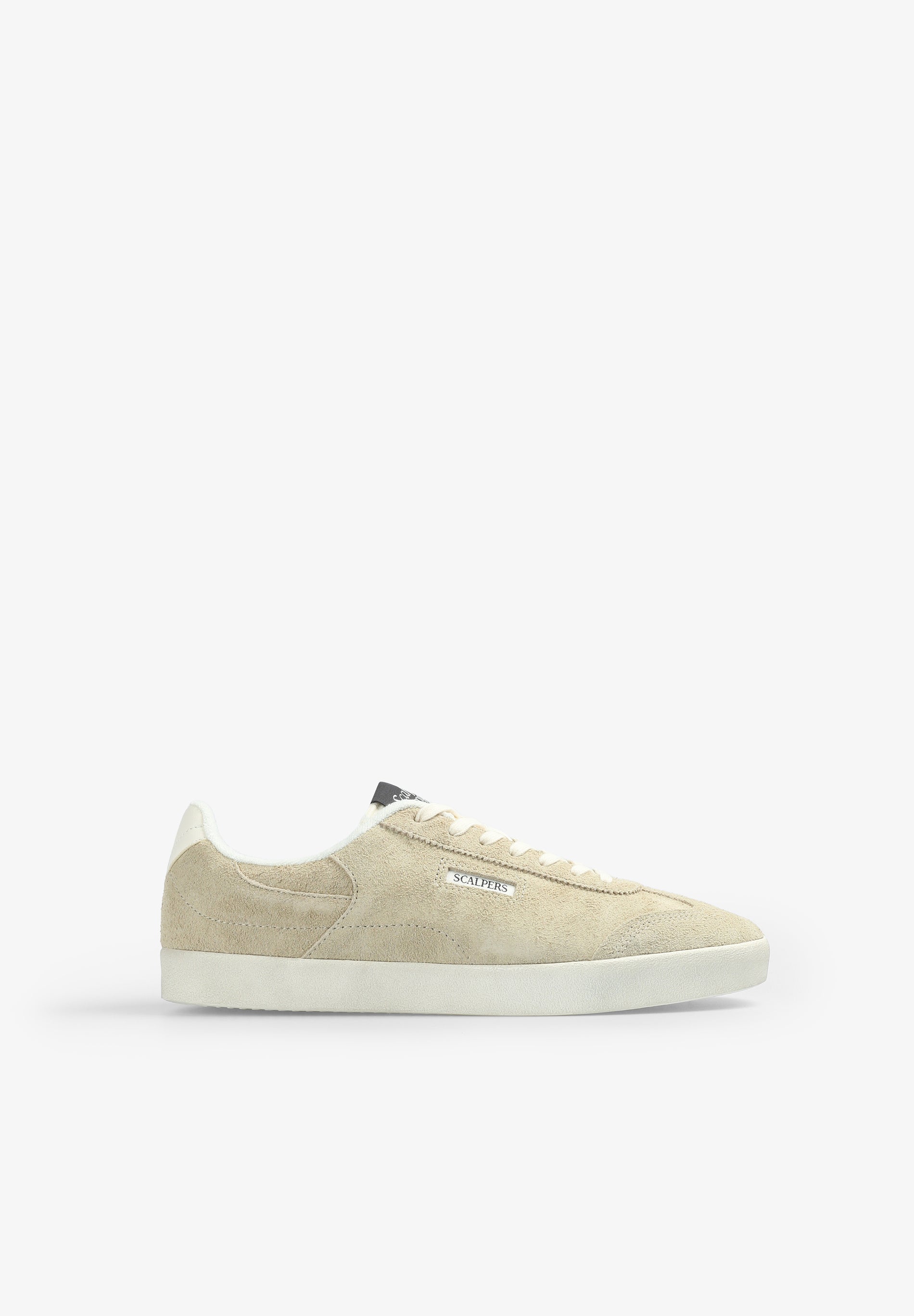 LOW-TOP SNEAKERS IN BRUSHED SPLIT SUEDE