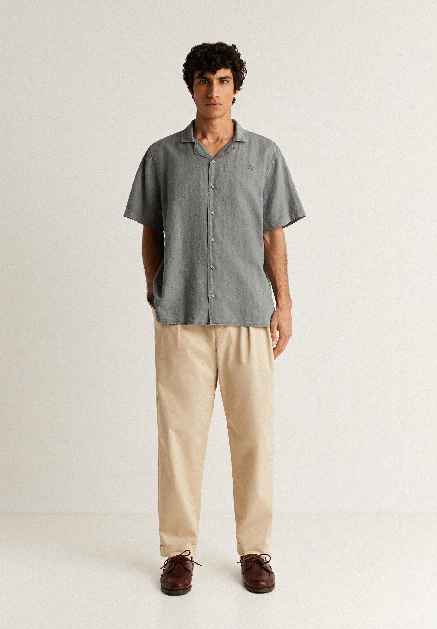 SHORT SLEEVE LINEN SHIRT