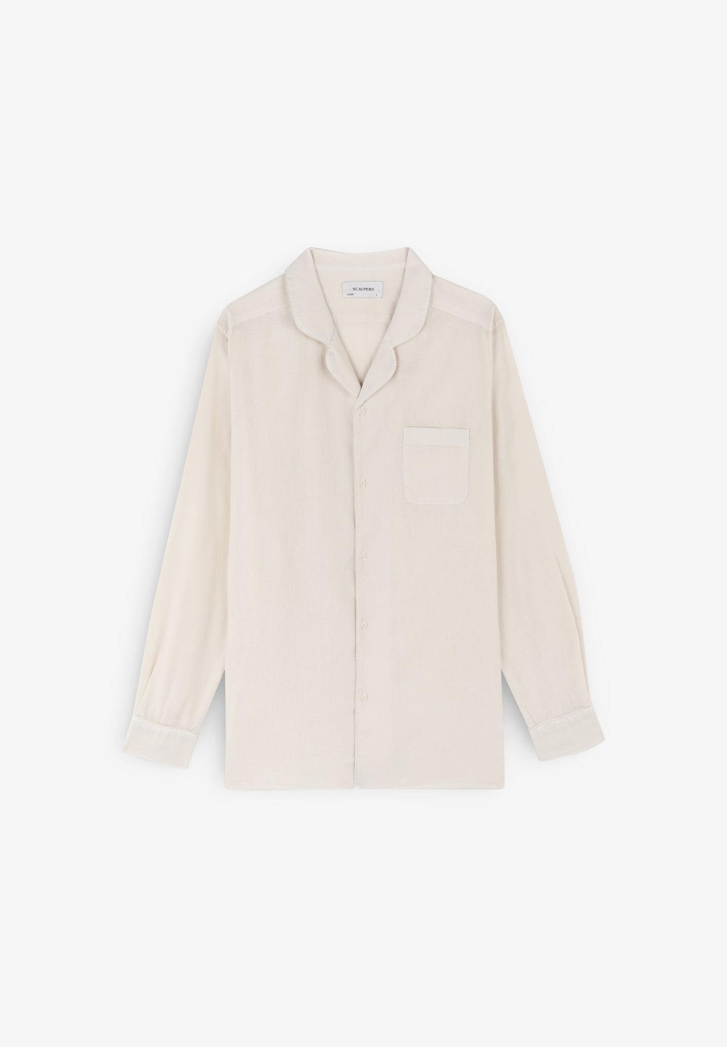 PREMIUM SHIRT WITH PYJAMA-STYLE COLLAR