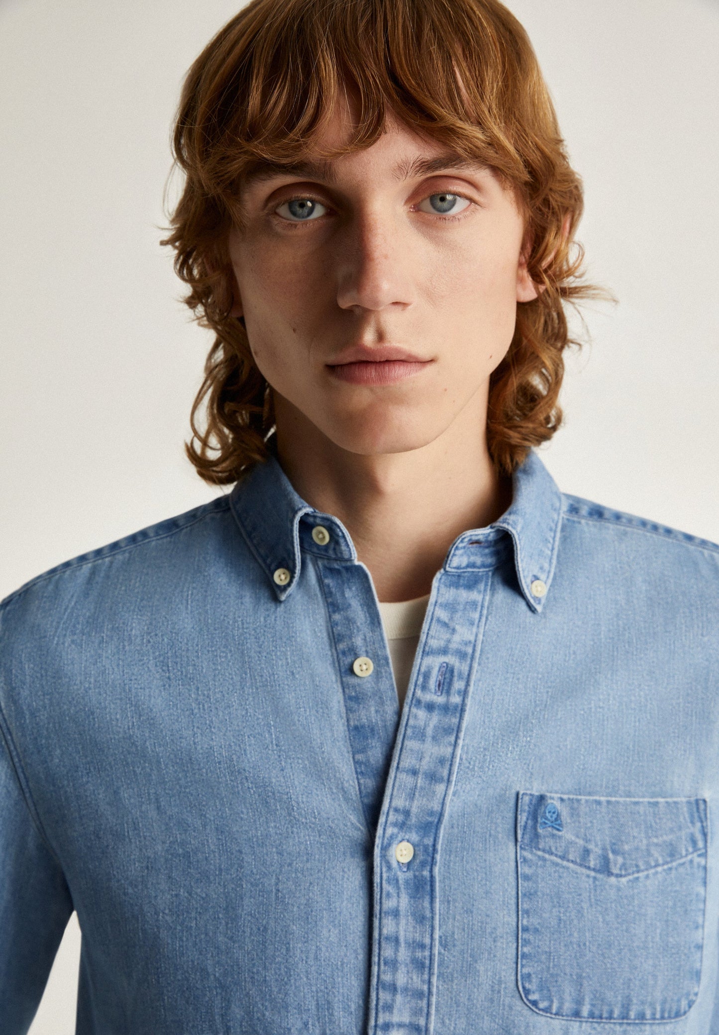 DENIM SHIRT WITH POCKET