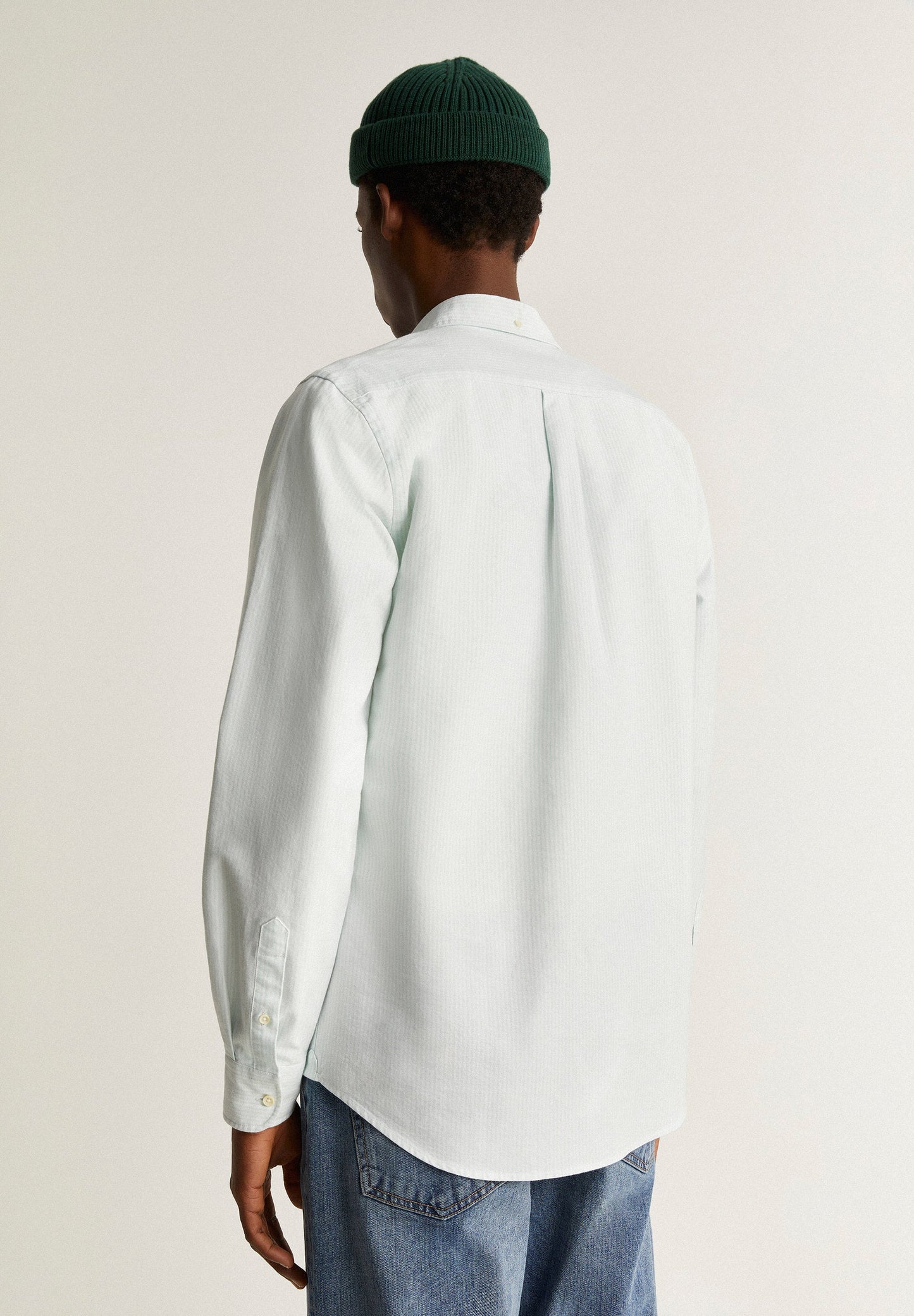 BUTTON COLLAR SKULL SHIRT