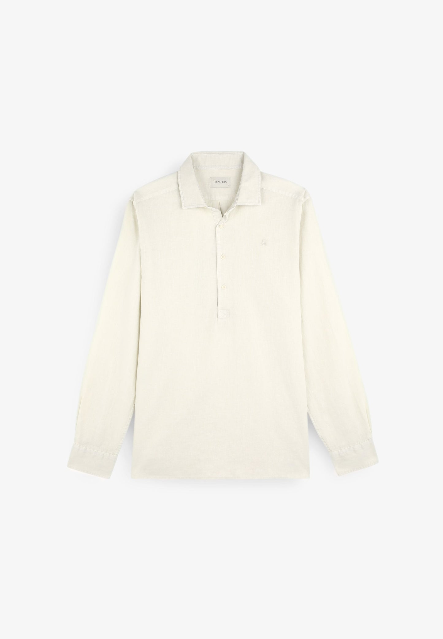 POLO SHIRT WITH EMBROIDERED SKULL