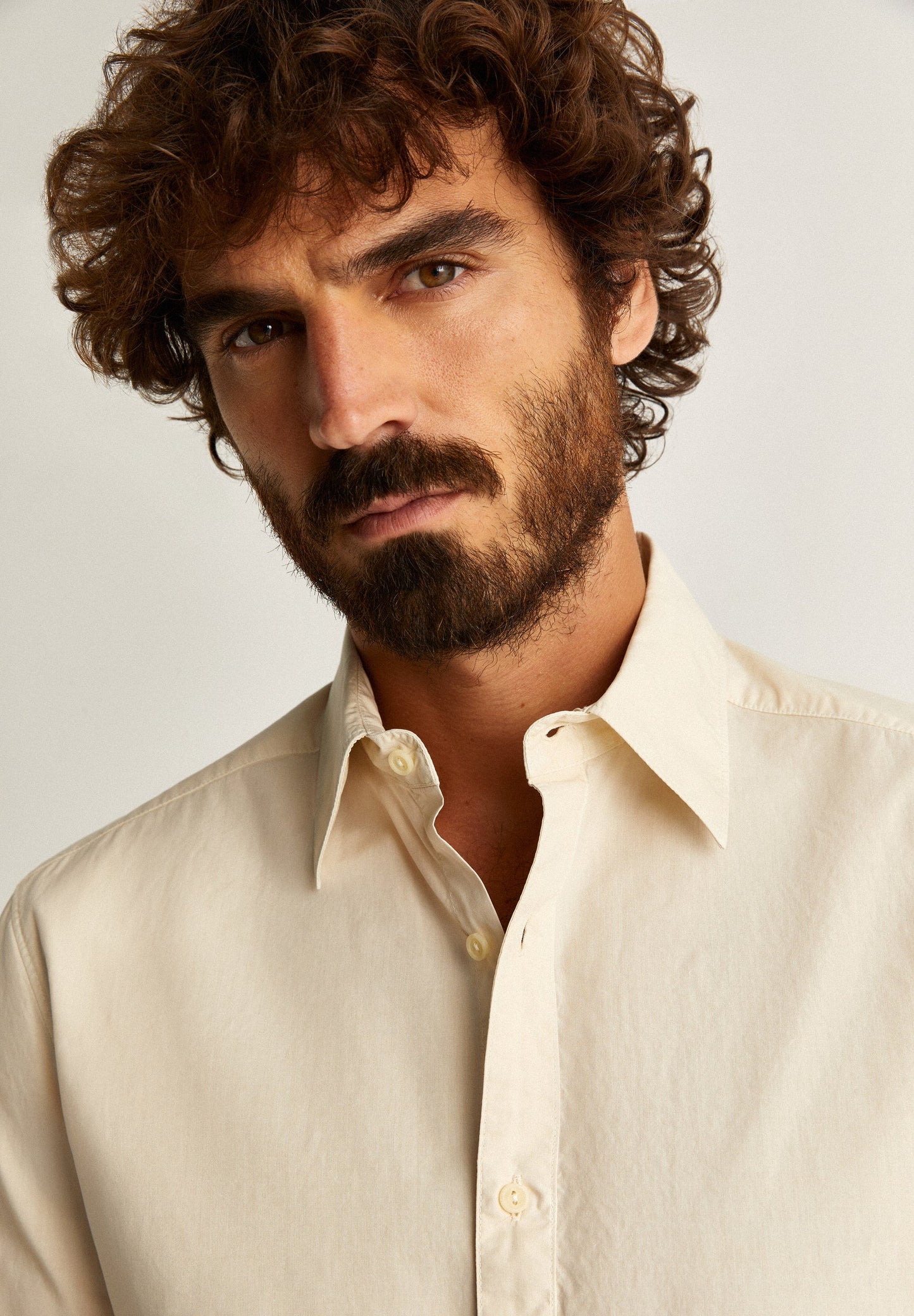 SHIRT WITH SKULL PLACKET