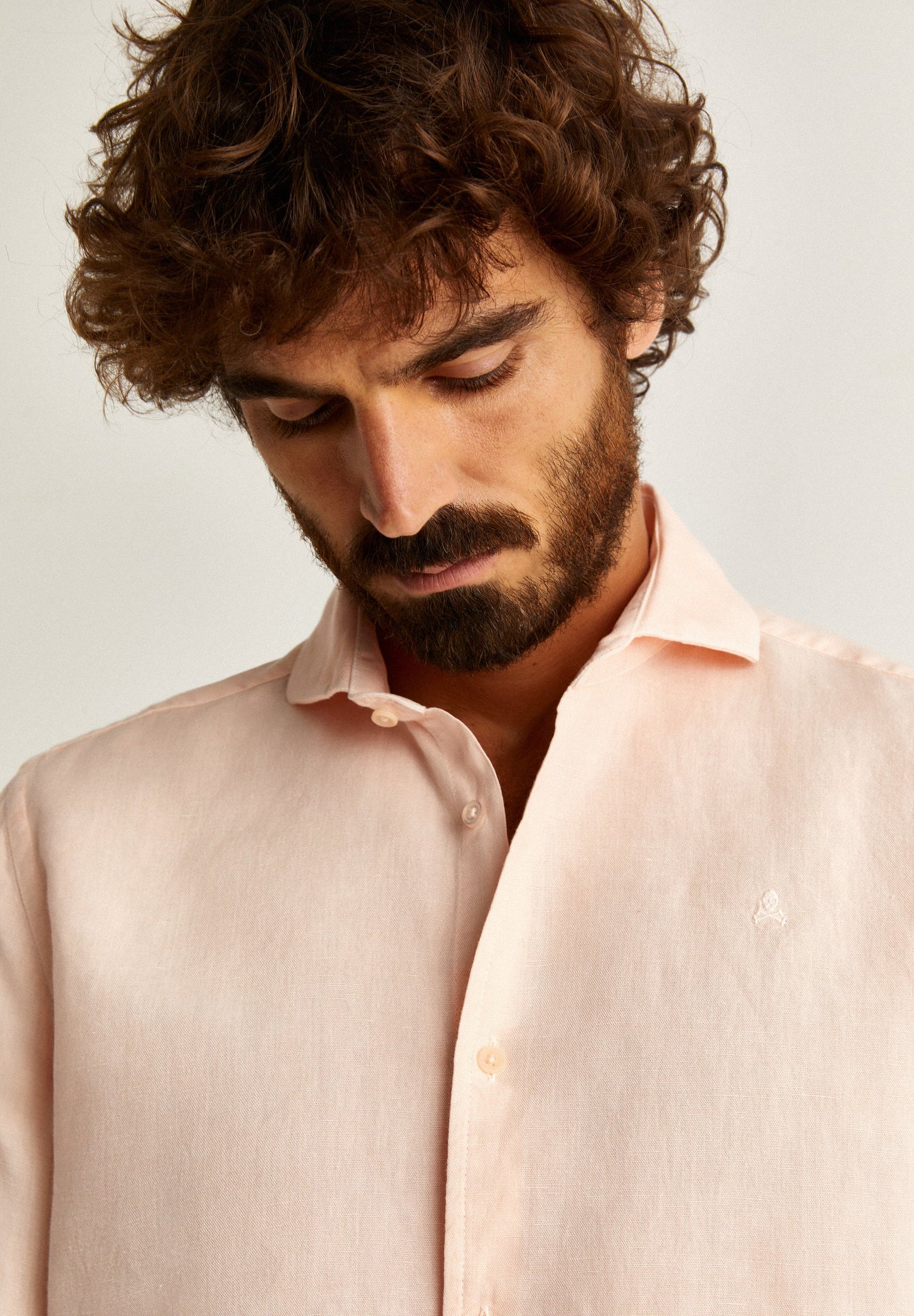 LINEN SKULL SHIRT