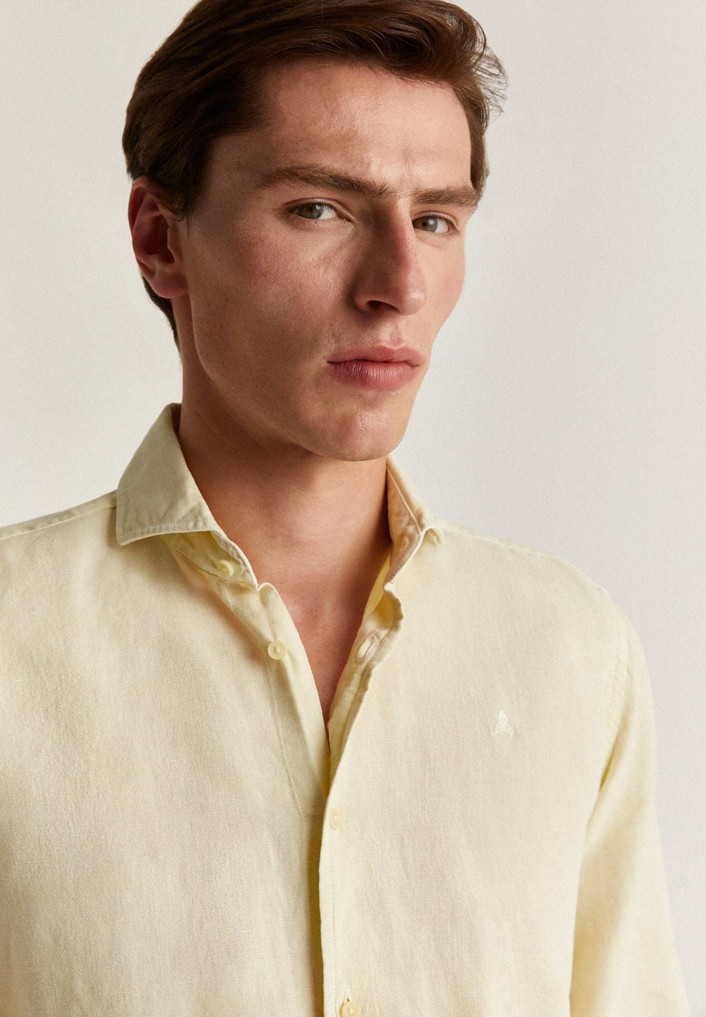 LINEN SKULL SHIRT