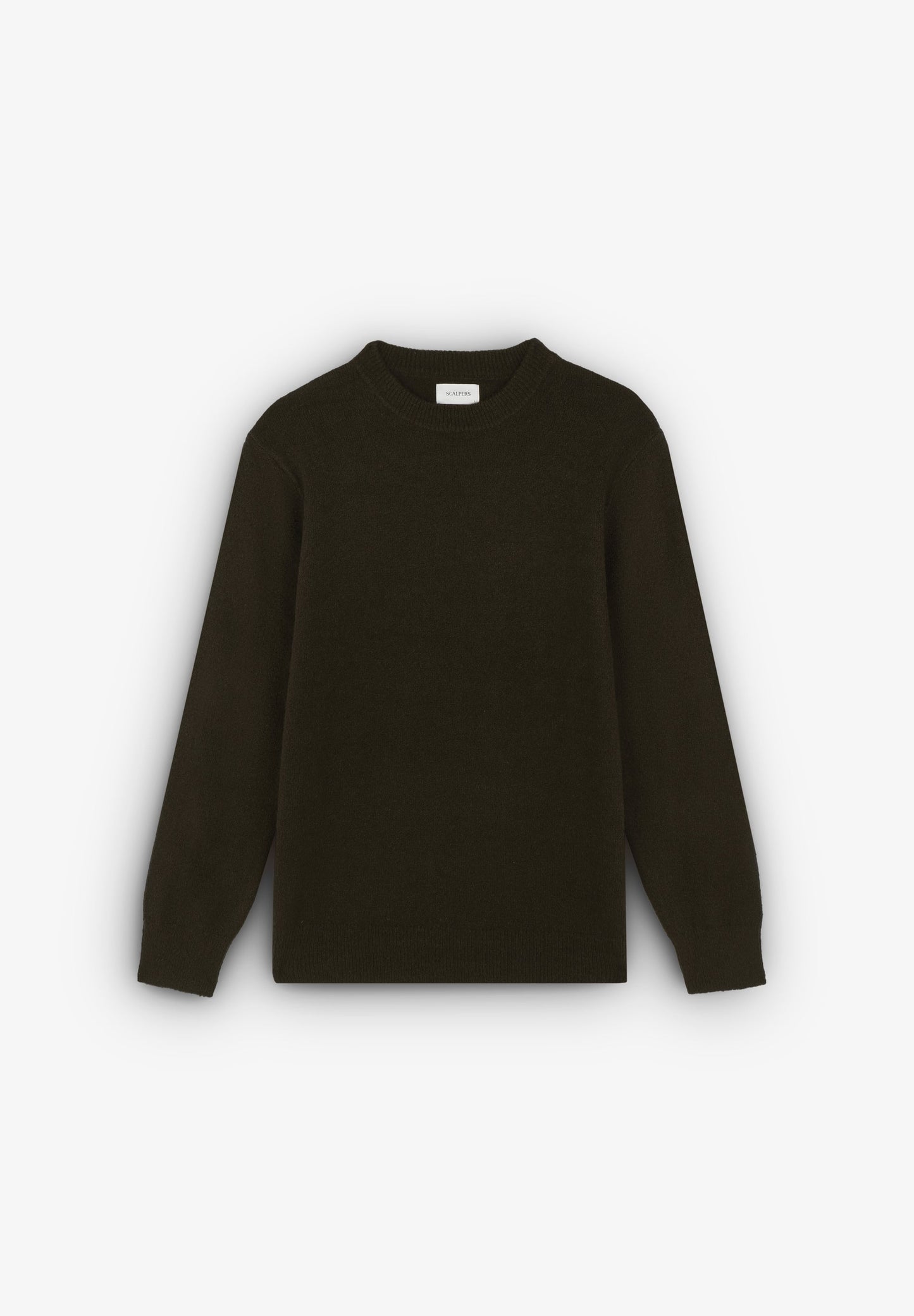 SCALLOPED KNIT SWEATER