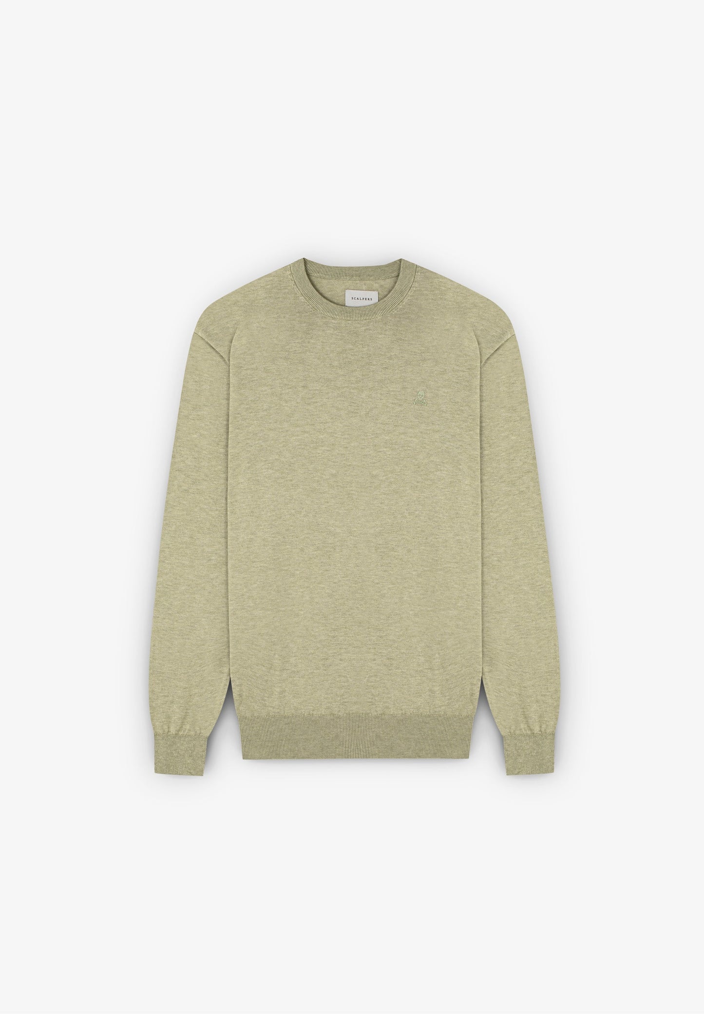 ROUND NECK SWEATER WITH SKULL