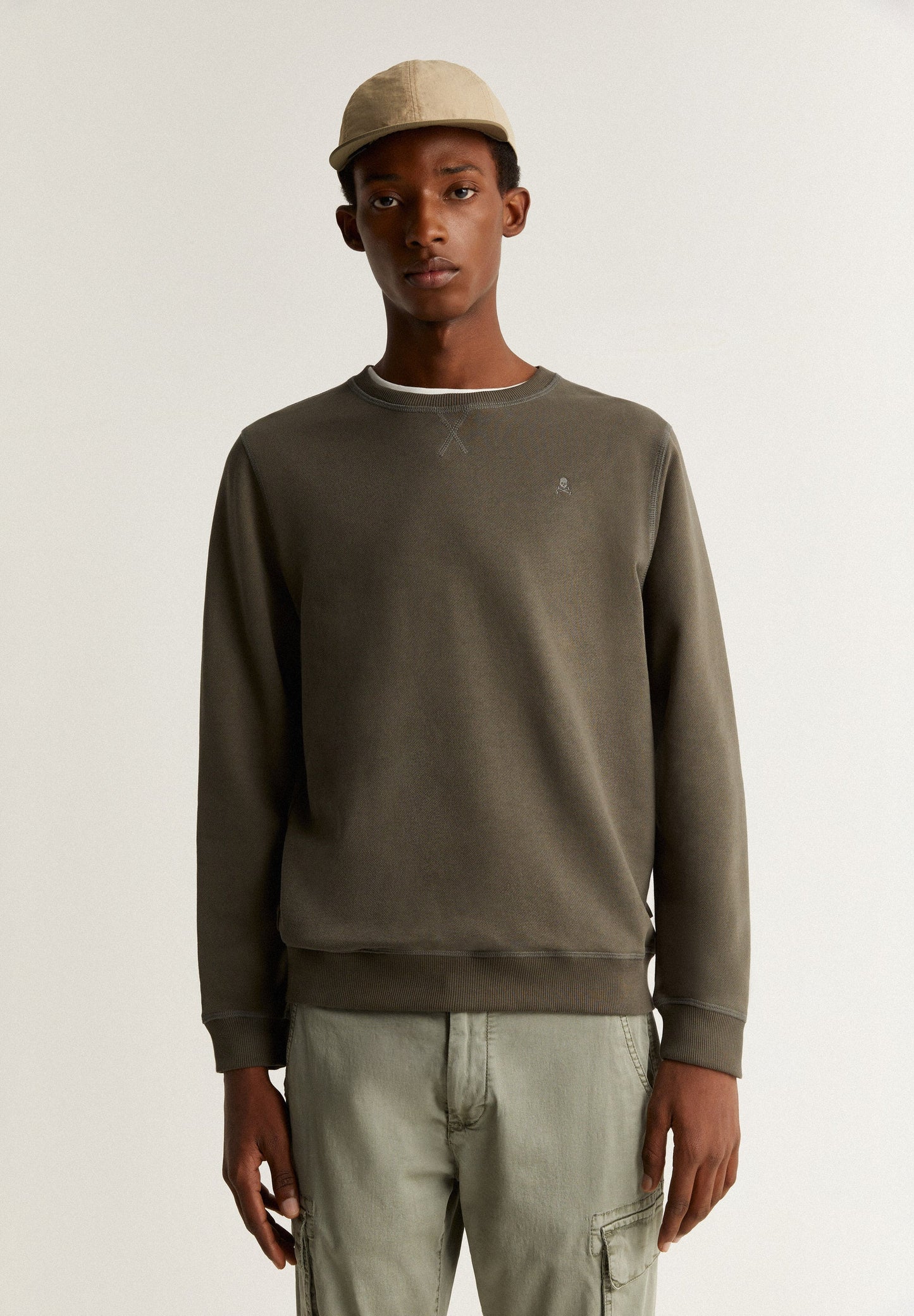 BASIC SKULL SWEATSHIRT