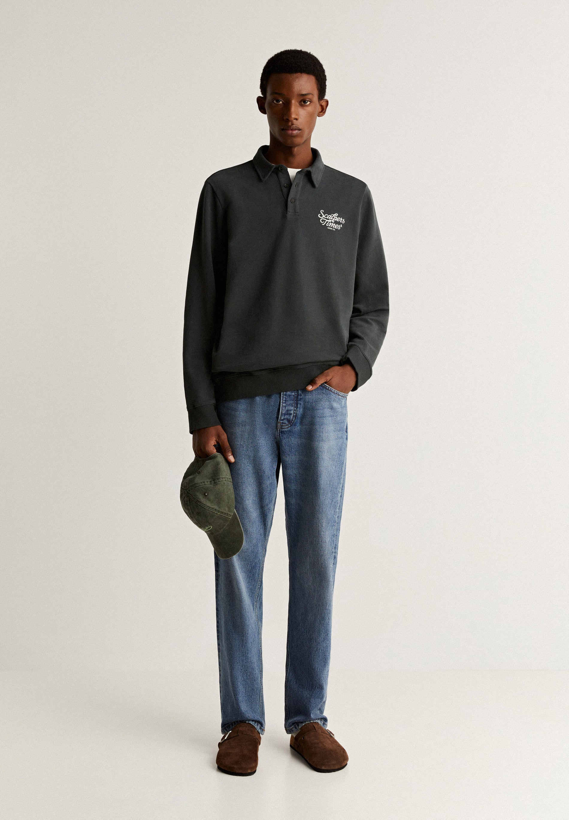 POLO NECK SWEATSHIRT