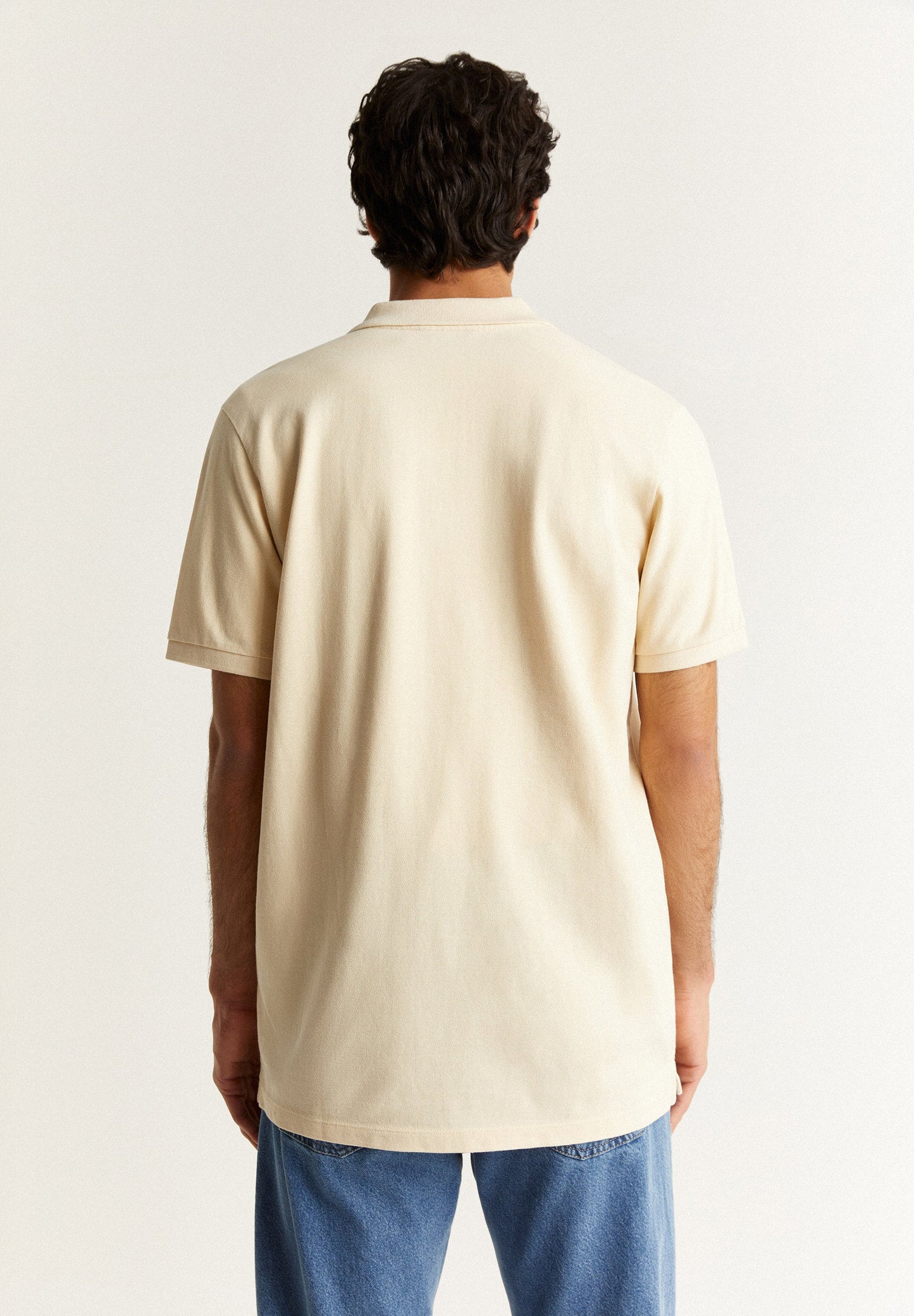 BASIC POLO SHIRT WITH SKULL DETAIL