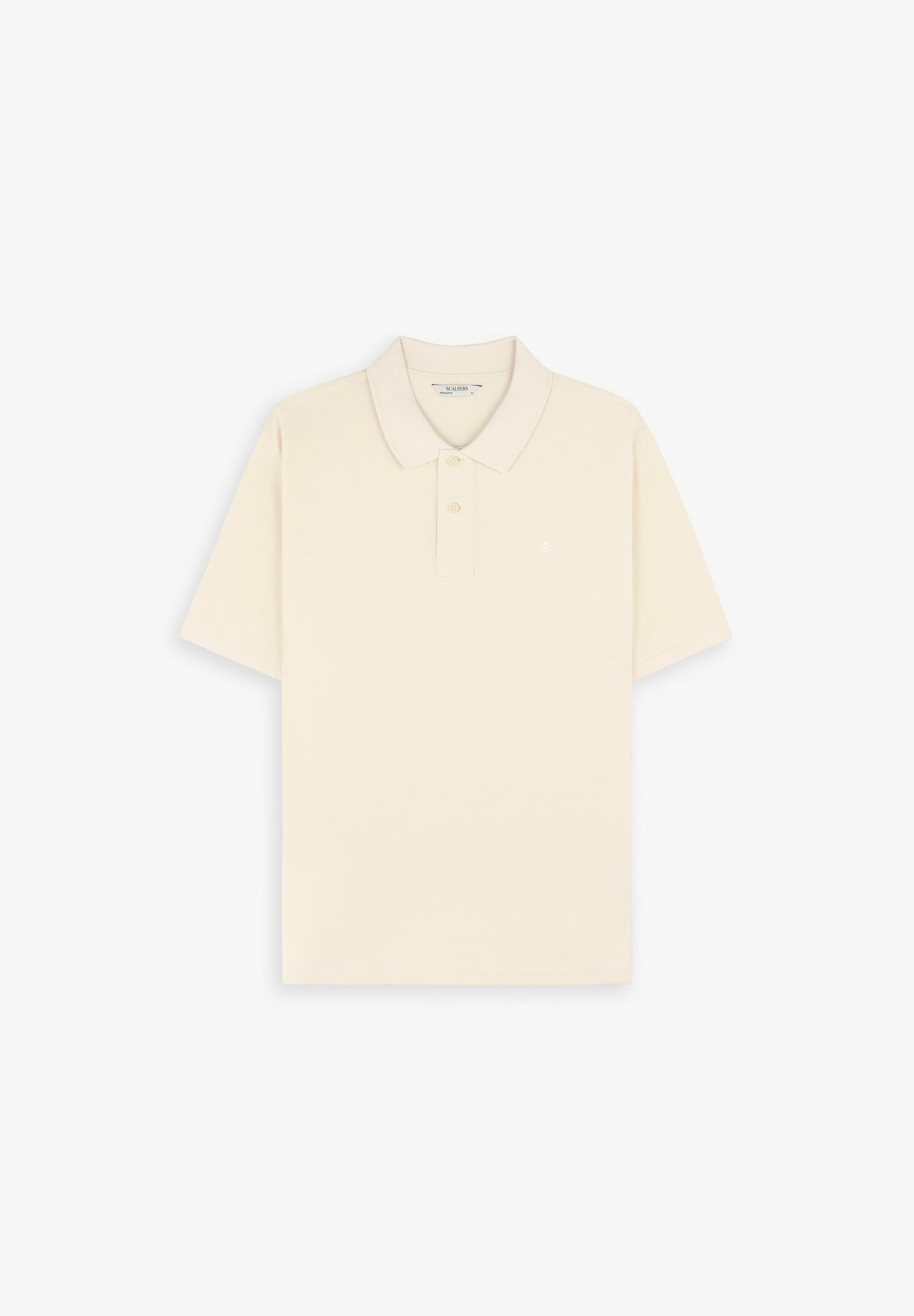 BASIC POLO SHIRT WITH SKULL DETAIL