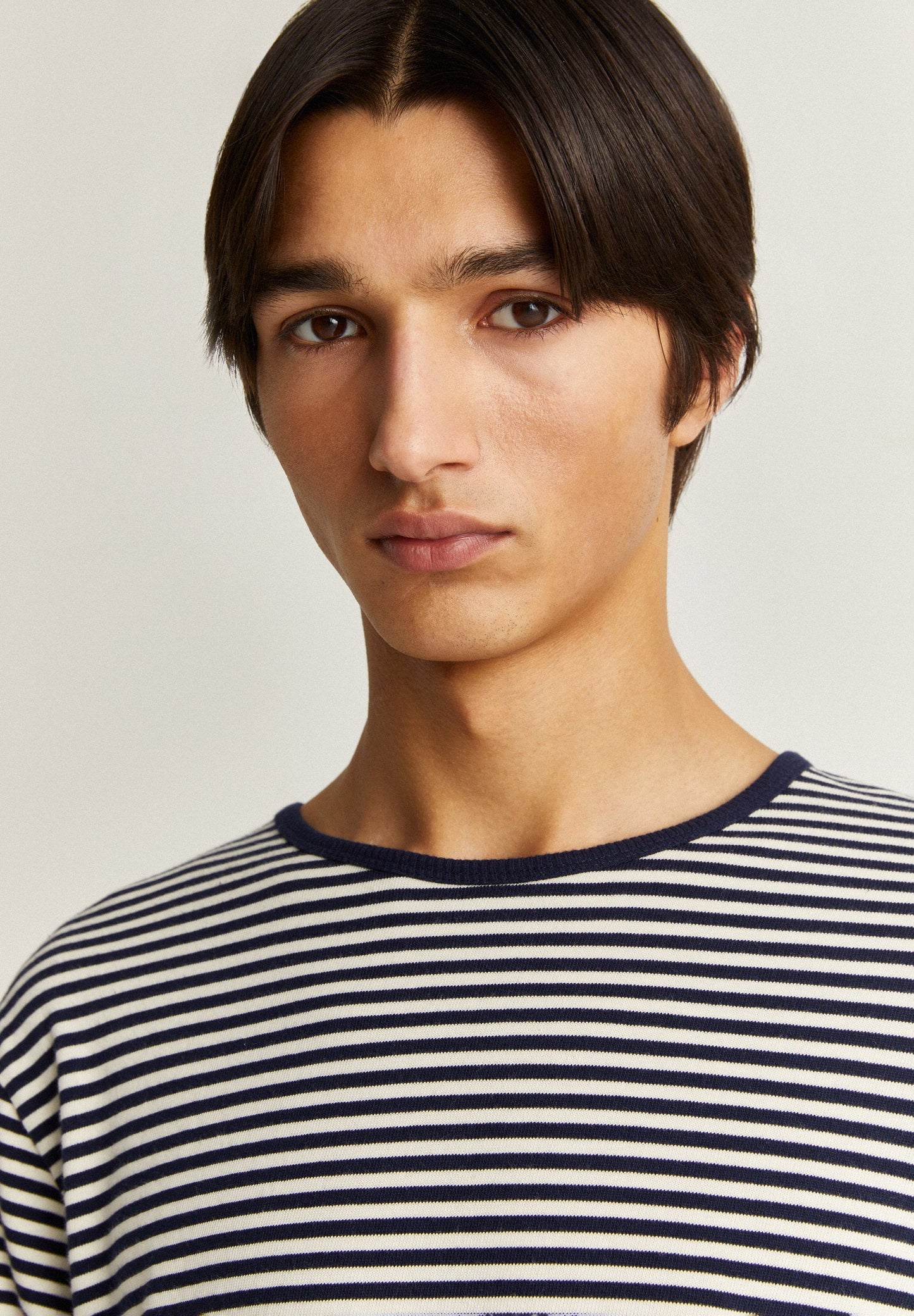 STRIPED COTTON T-SHIRT