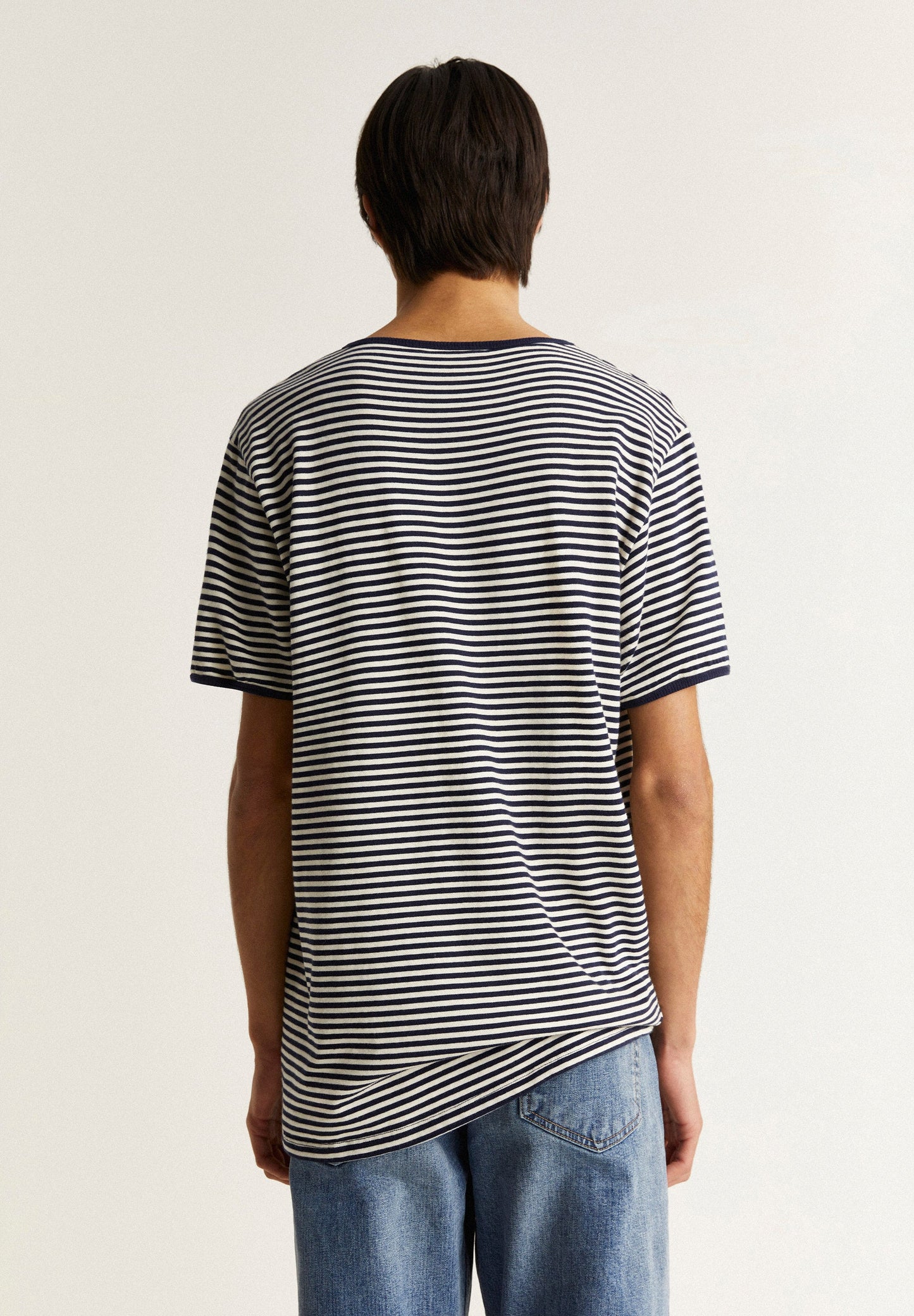 STRIPED COTTON T-SHIRT