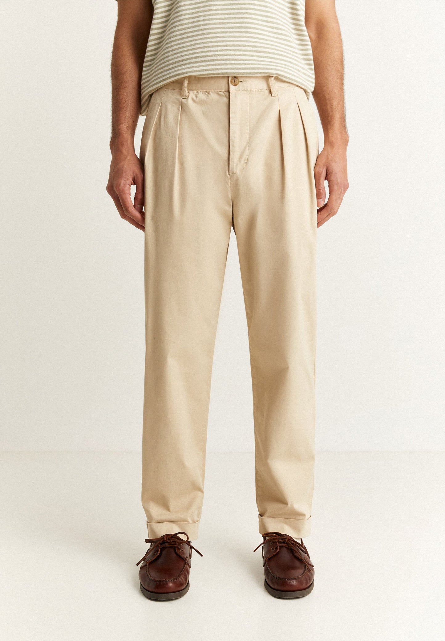 PREMIUM RELAXED TROUSERS WITH DOUBLE DARTS