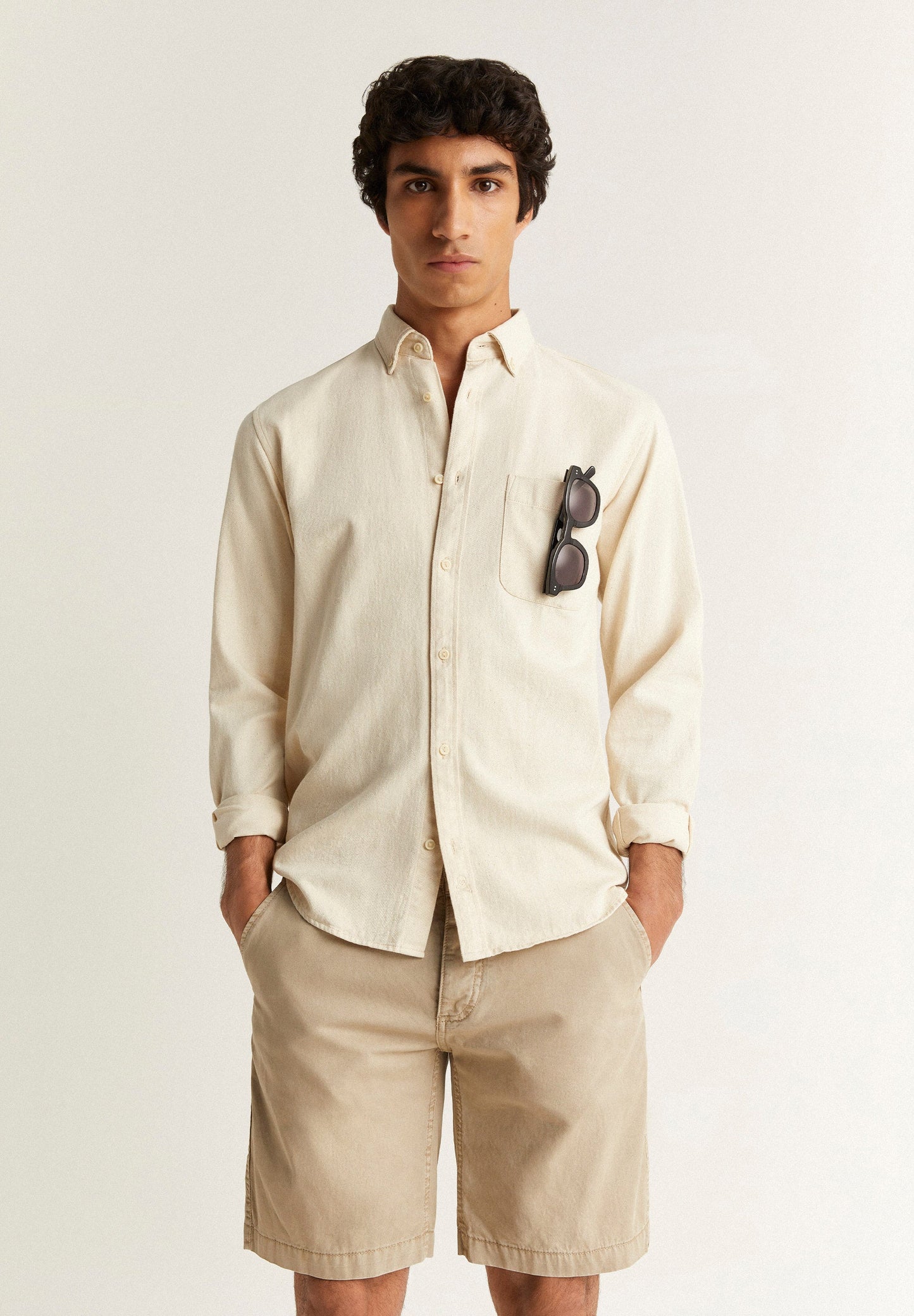 COTTON BERMUDA SHORTS