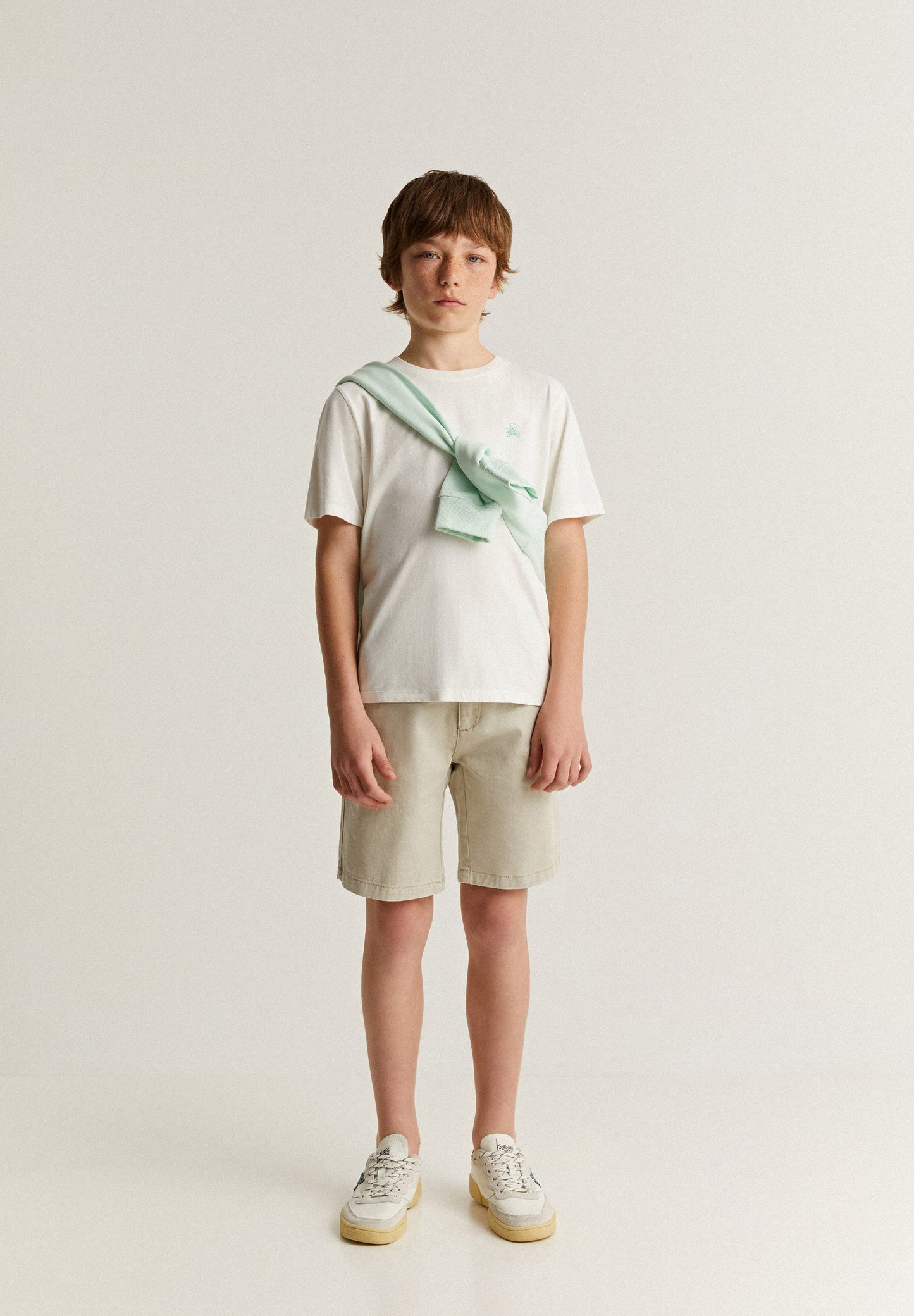 COTTON BERMUDA SHORTS