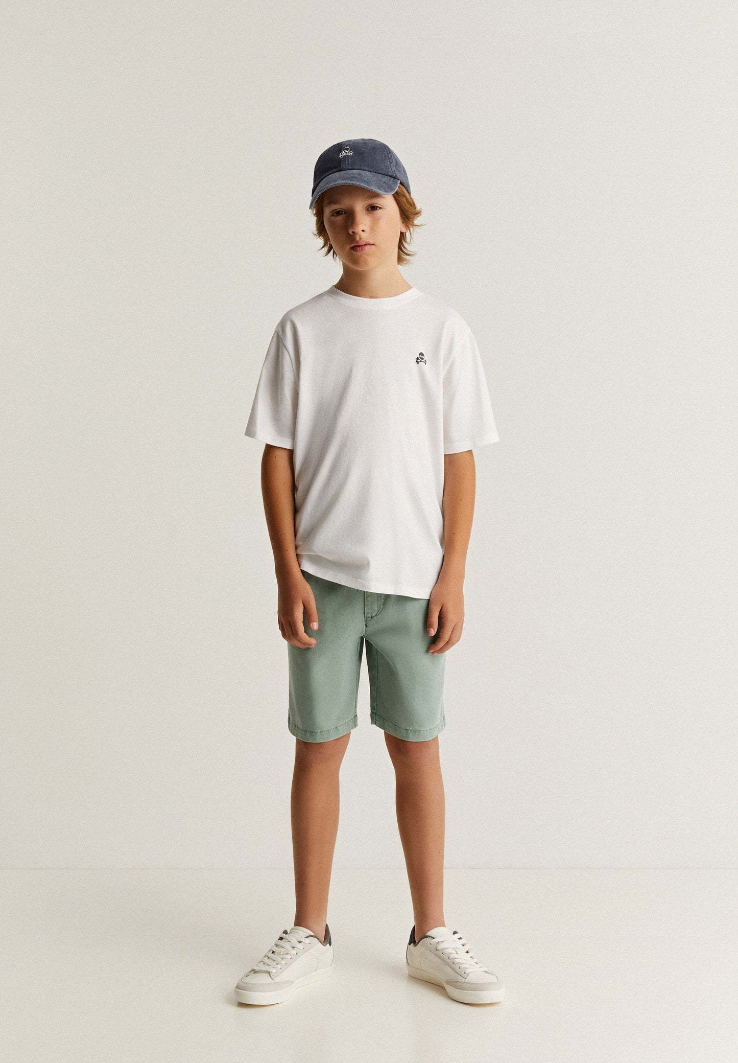 COTTON BERMUDA SHORTS