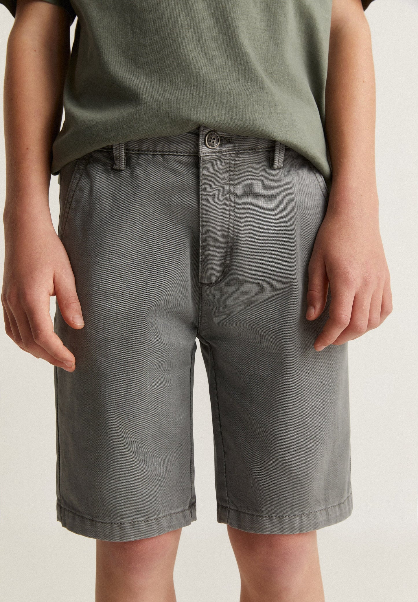 COTTON BERMUDA SHORTS