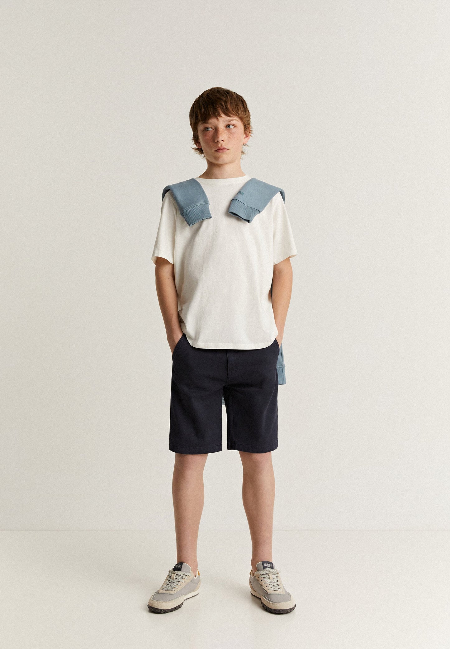 COTTON BERMUDA SHORTS