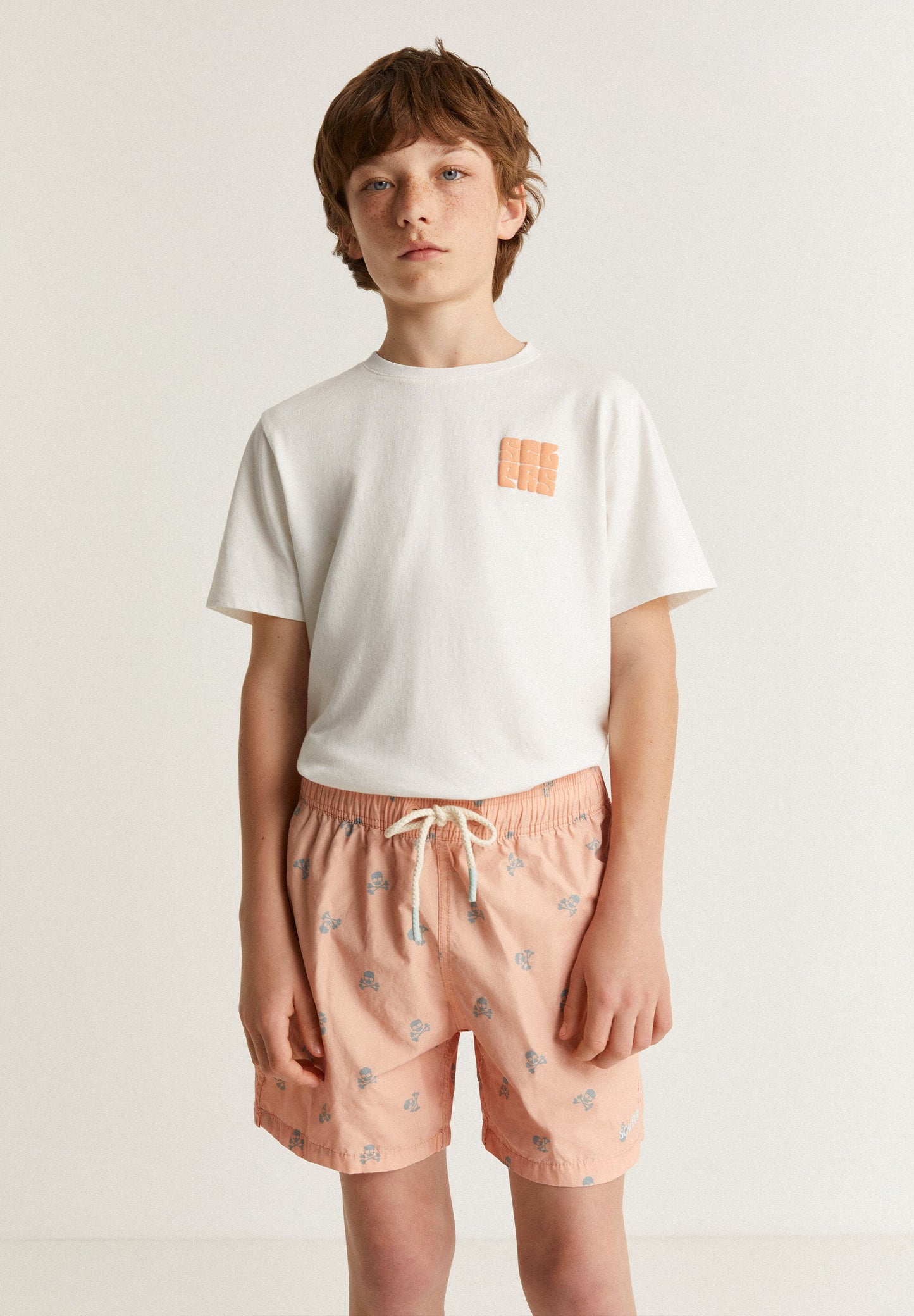 CLASSIC SWIMMING TRUNKS WITH SKULLS