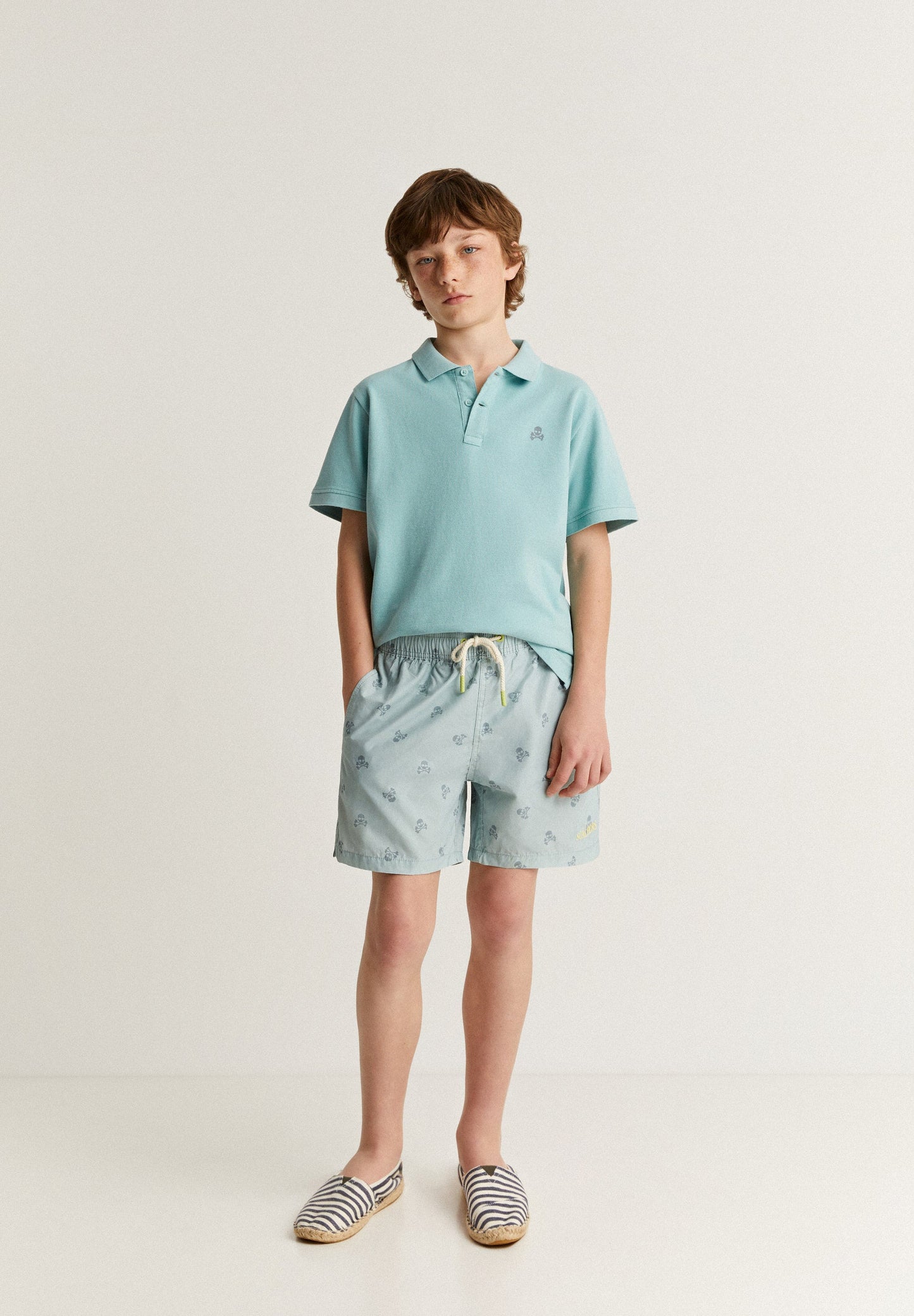 CLASSIC SWIMMING TRUNKS WITH SKULLS