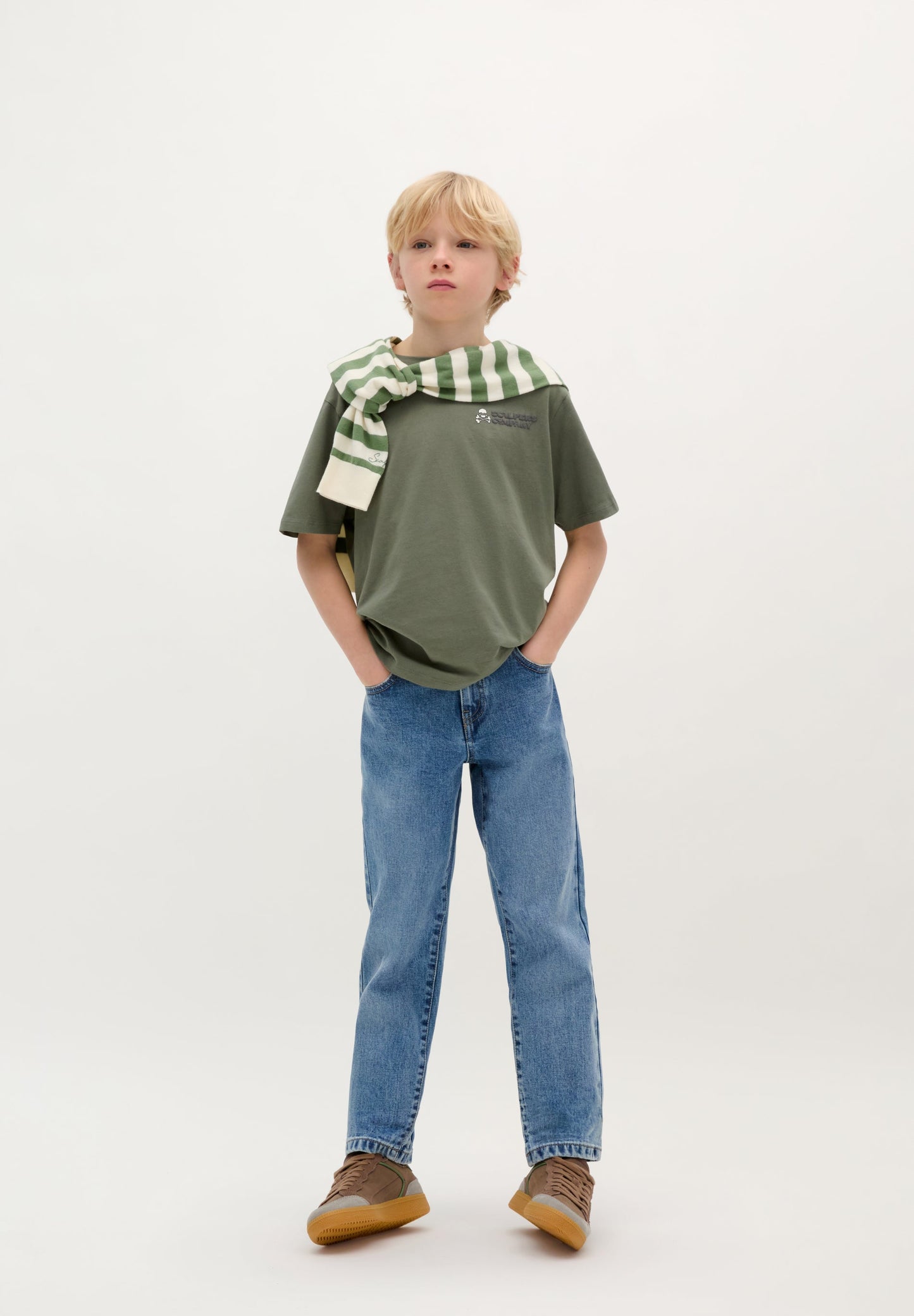 T-SHIRT WITH RAISED BACK PRINT