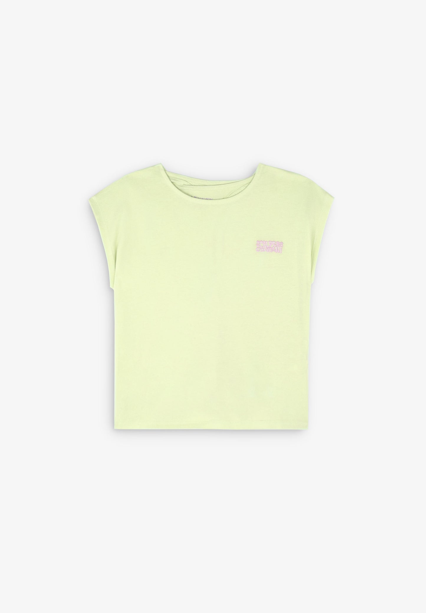 GLITTER LOGO T-SHIRT WITH KNOT