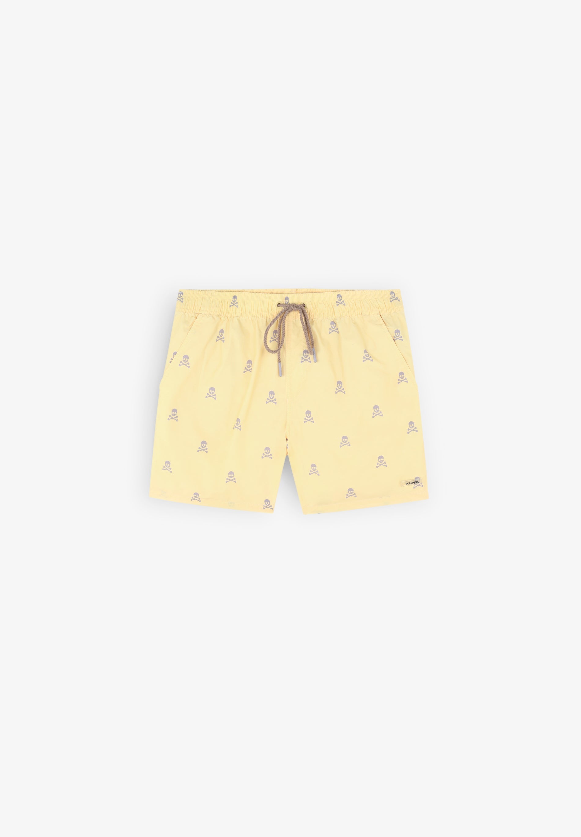 SWIMMING TRUNKS WITH ALL-OVER SKULLS