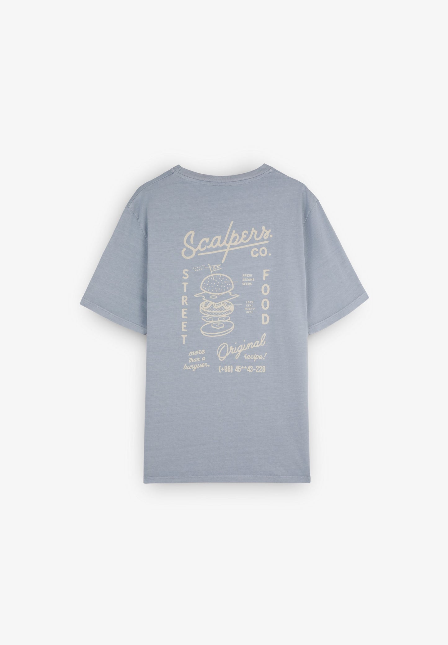 CONTRAST PRINT T-SHIRT