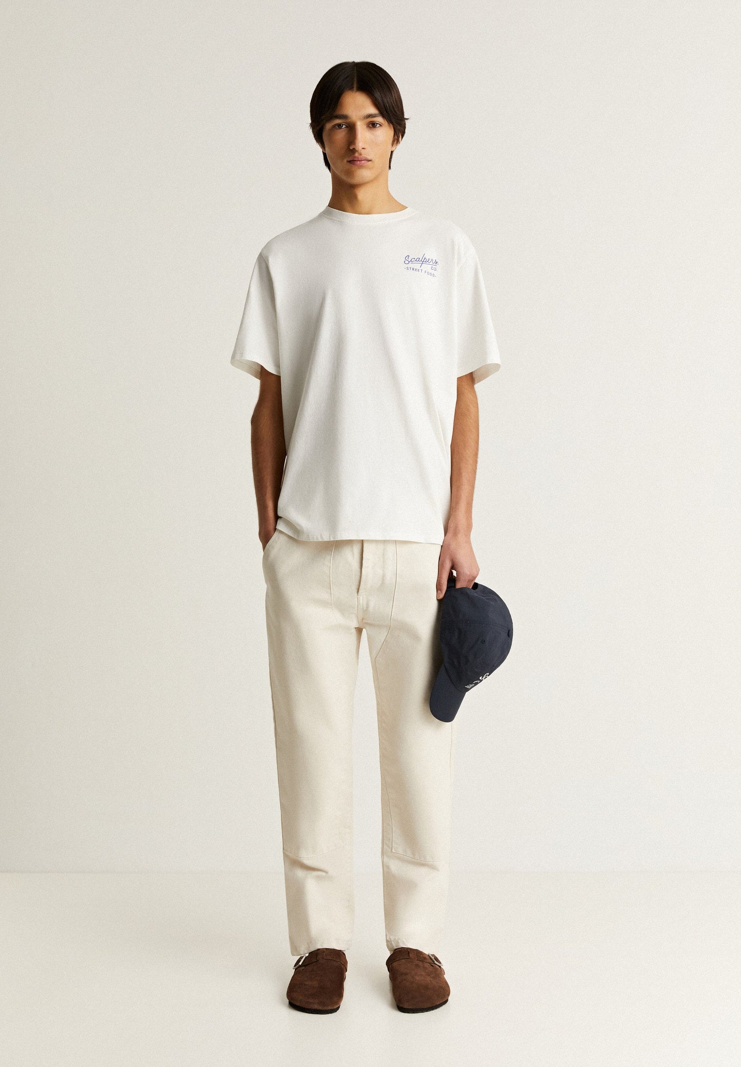 CONTRAST PRINT T-SHIRT