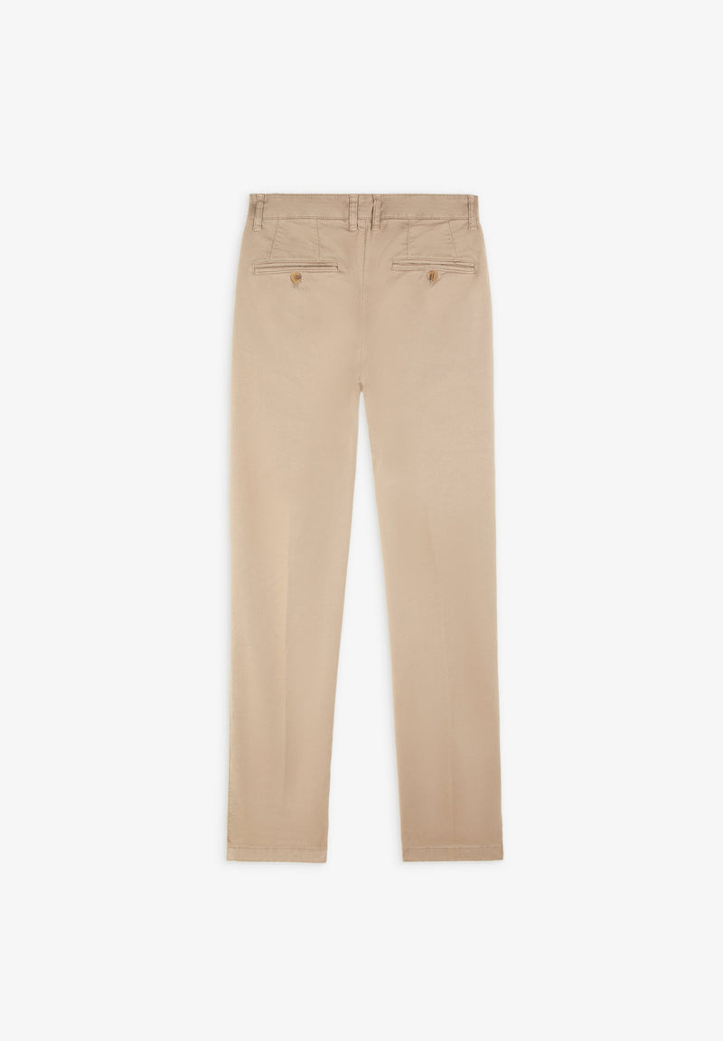 CHINO TROUSERS WITH DARTS