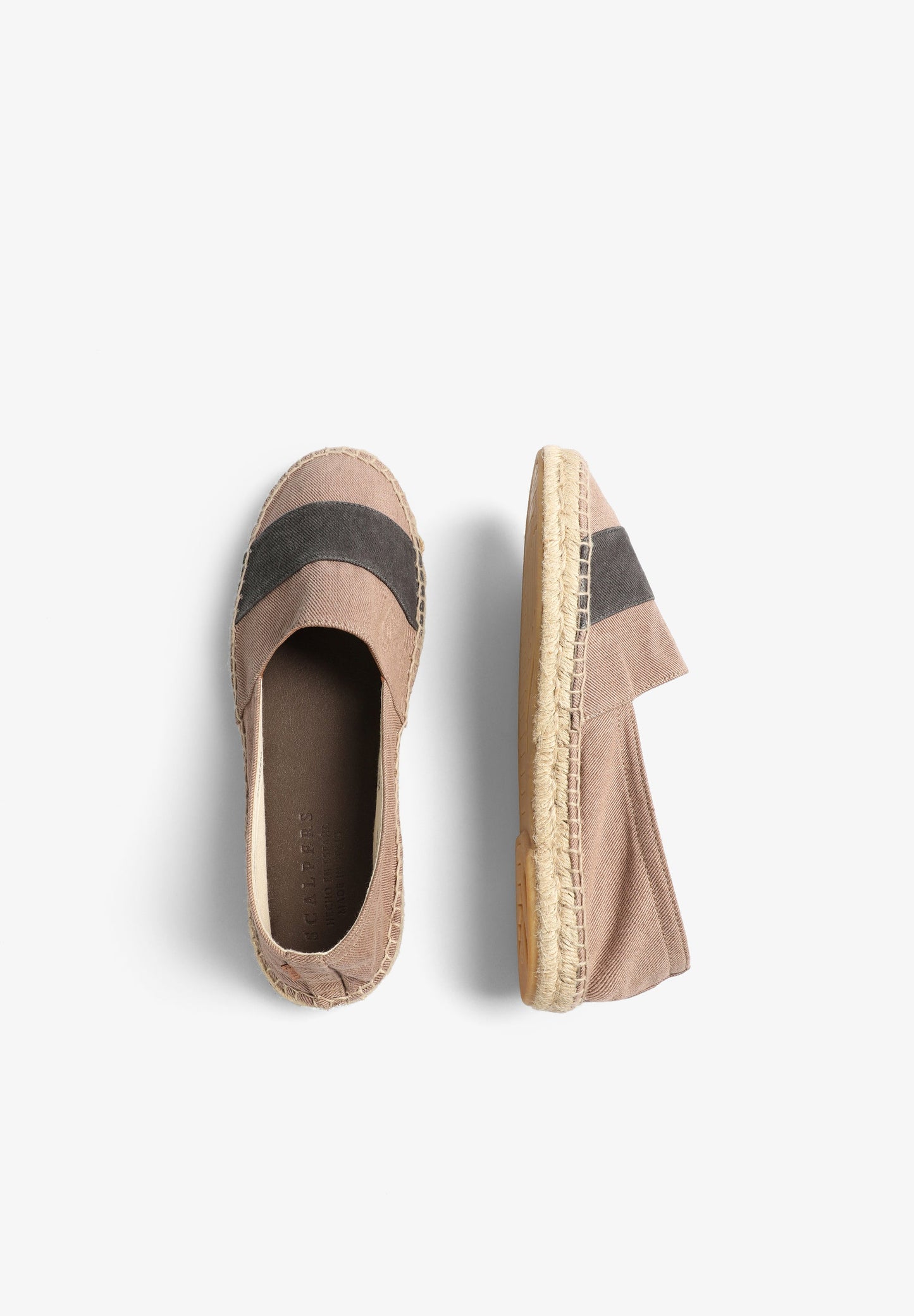 CONTRAST STRIPE ESPADRILLES