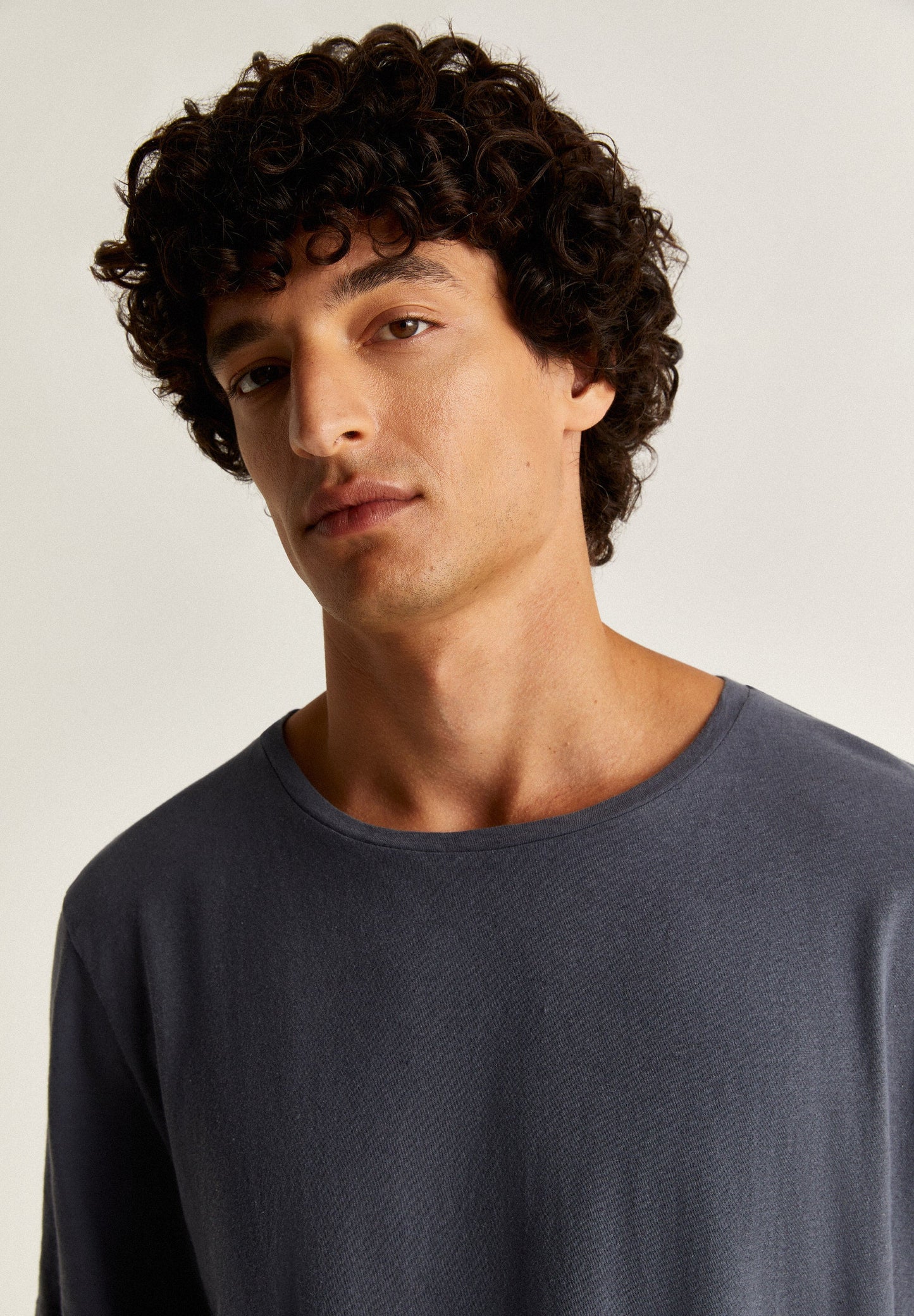 PLAIN LINEN T-SHIRT