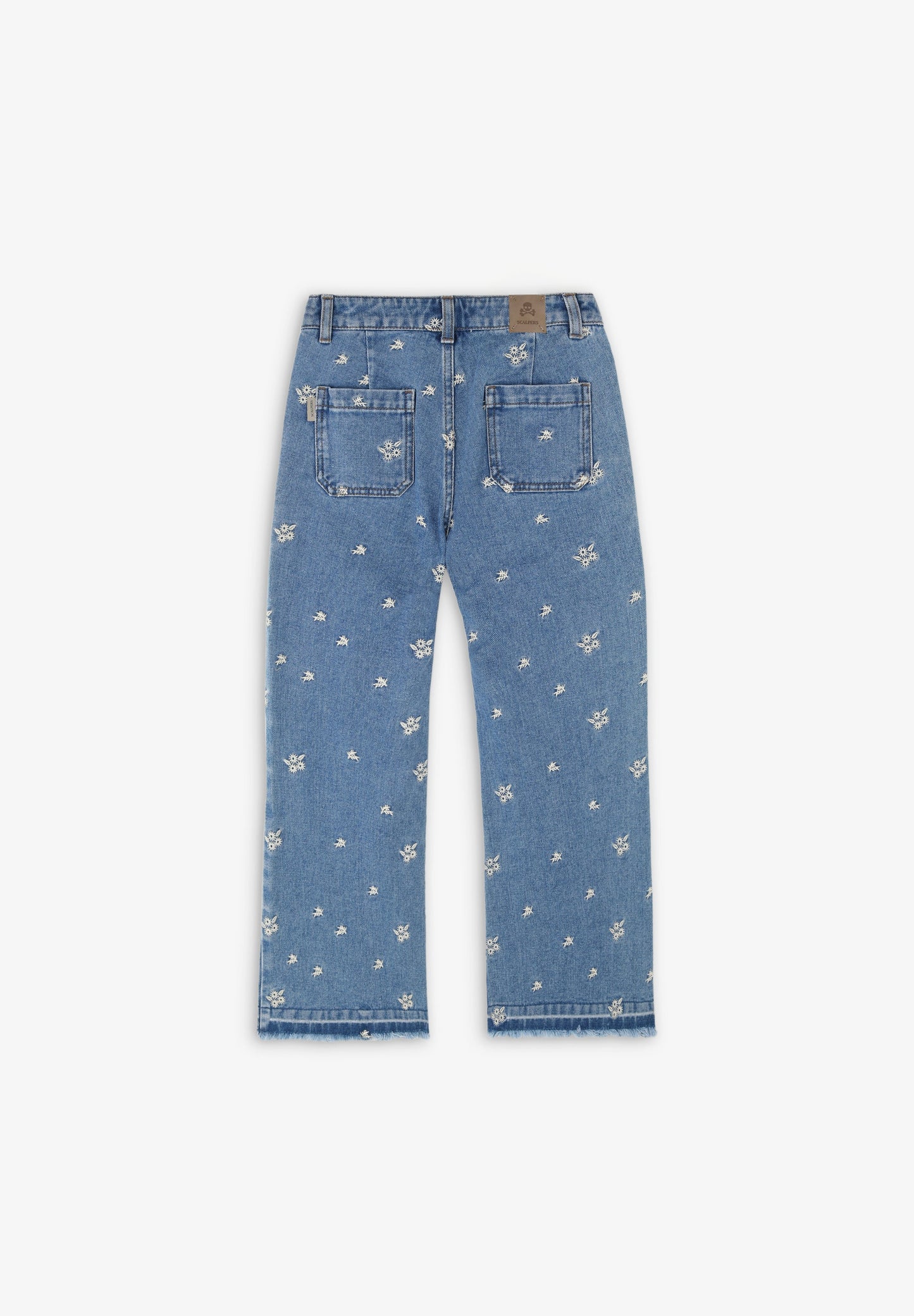 JEANS WITH EMBROIDERED DETAILS