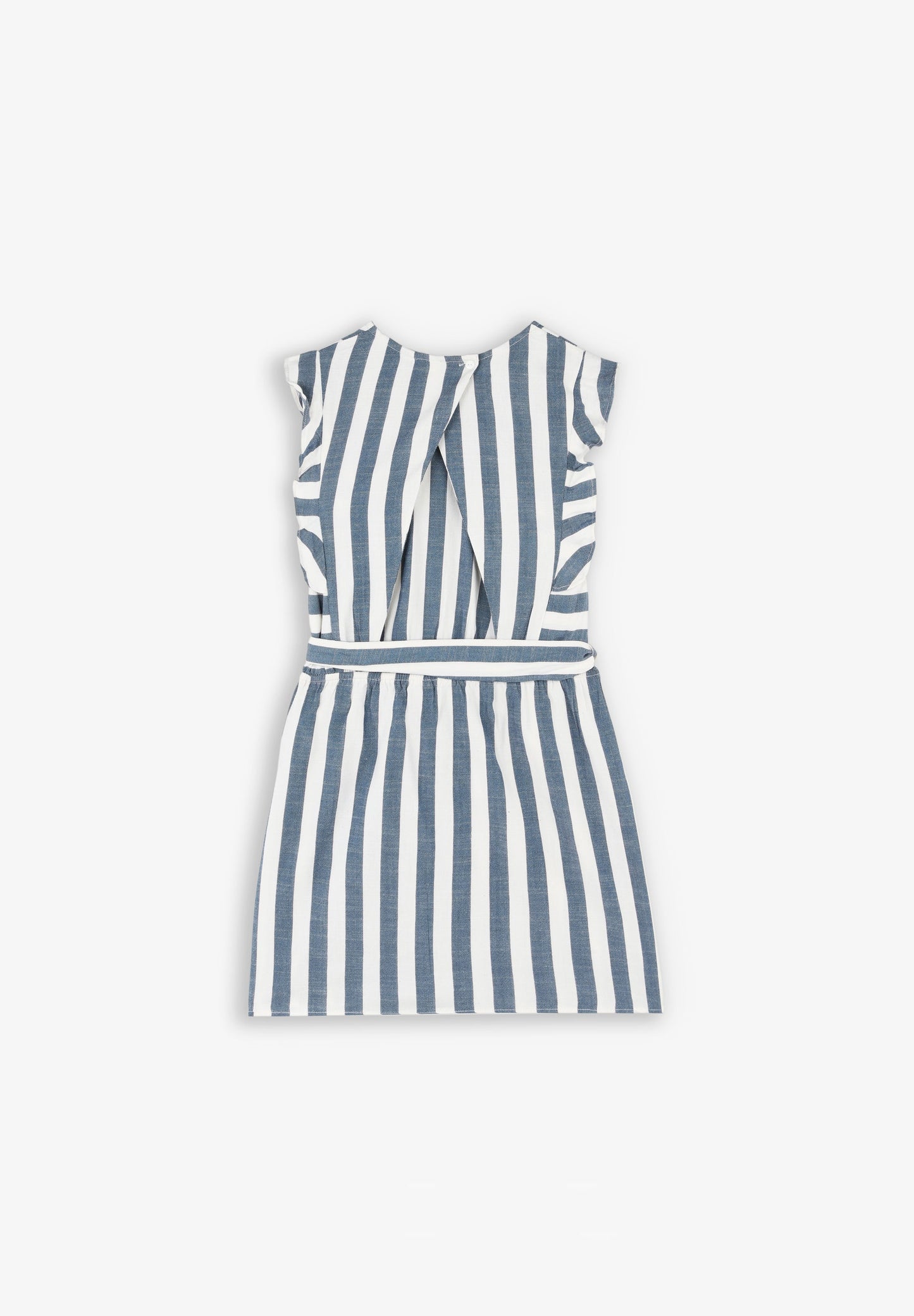 STRIPED DRESS WITH BOW