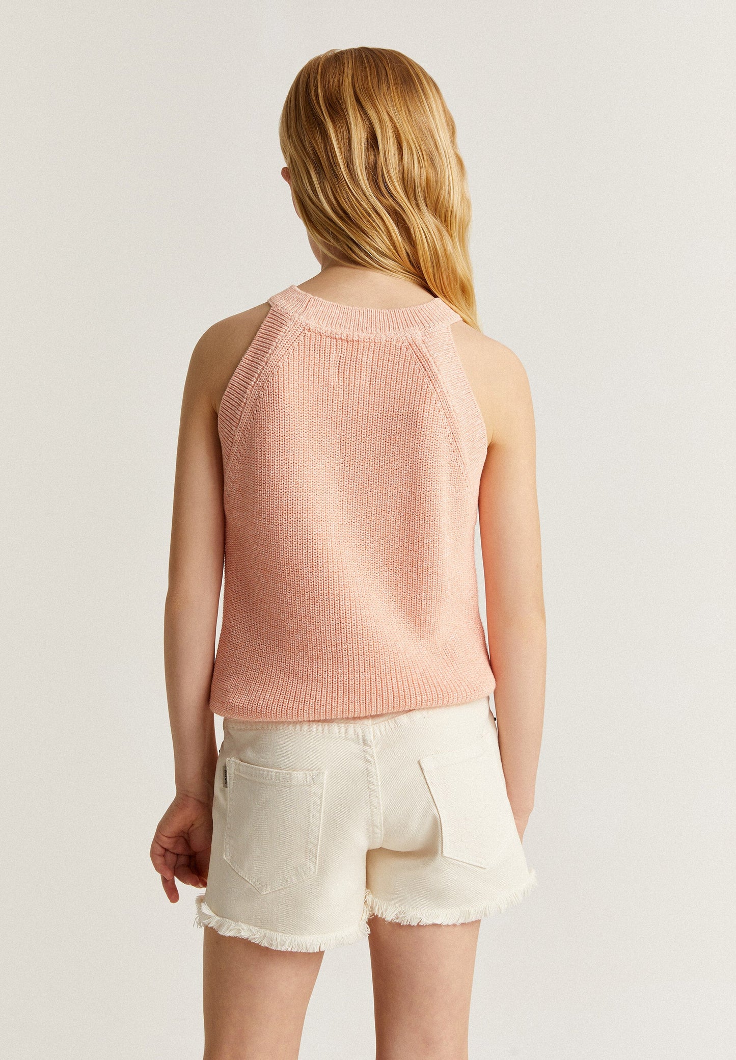 HALTER NECK KNIT TOP